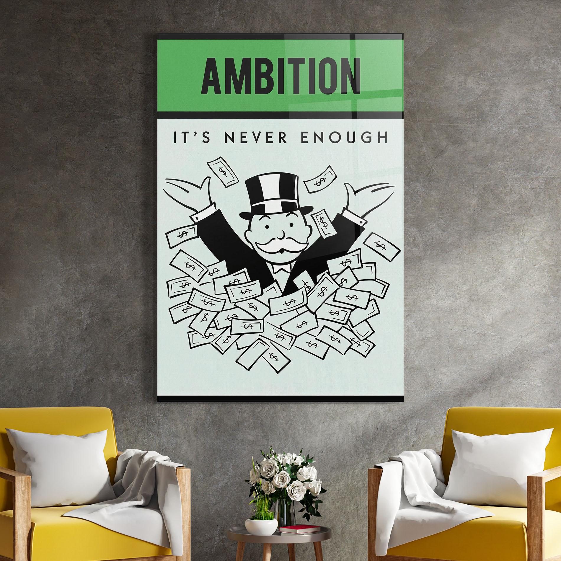 Obraz na Szkle Ambition mockup 4