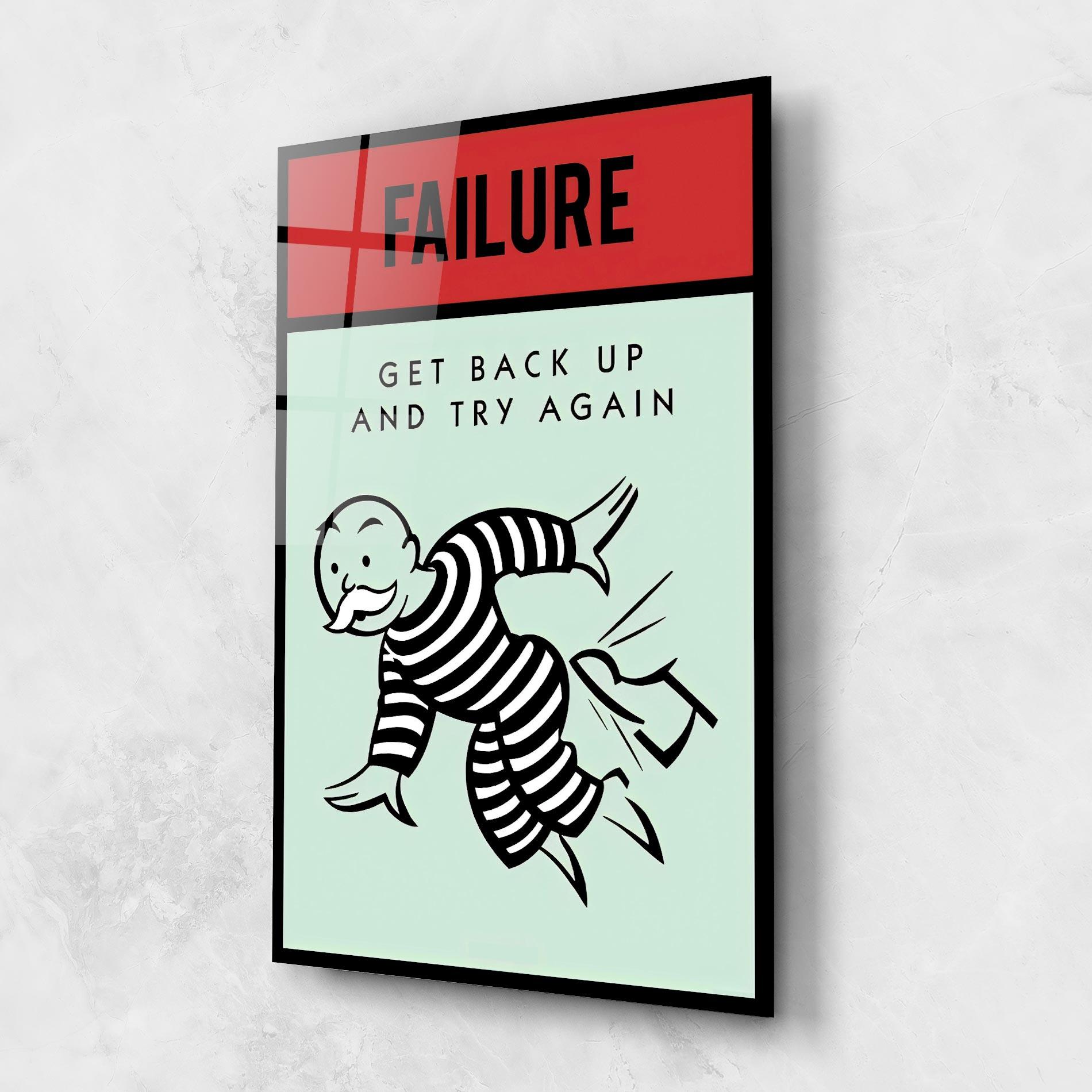 Obraz na Szkle Failure mockup 1