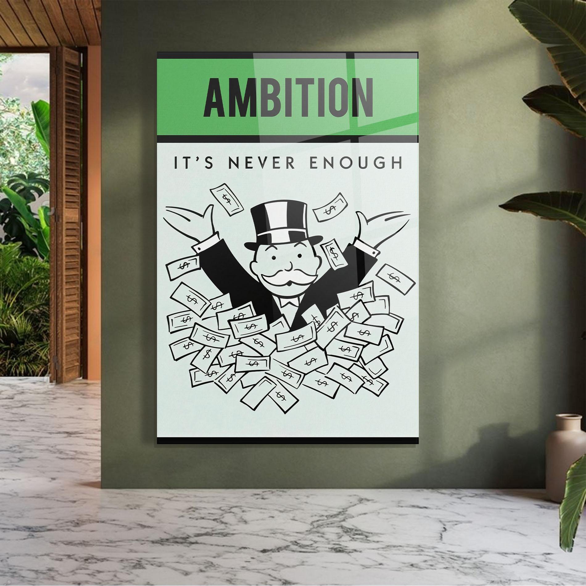 Obraz na Szkle Ambition mockup 7