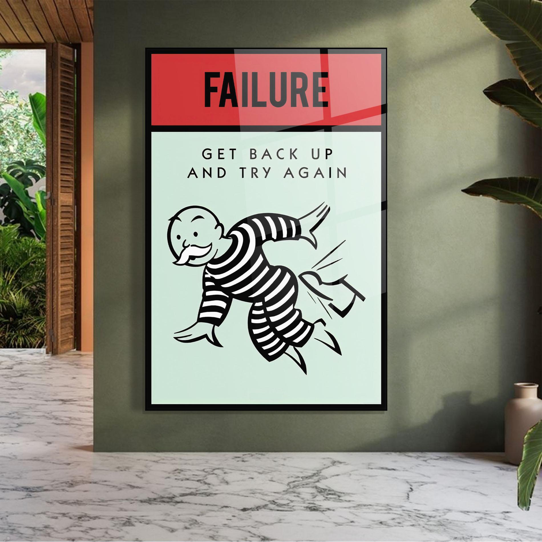 Obraz na Szkle Failure mockup 7