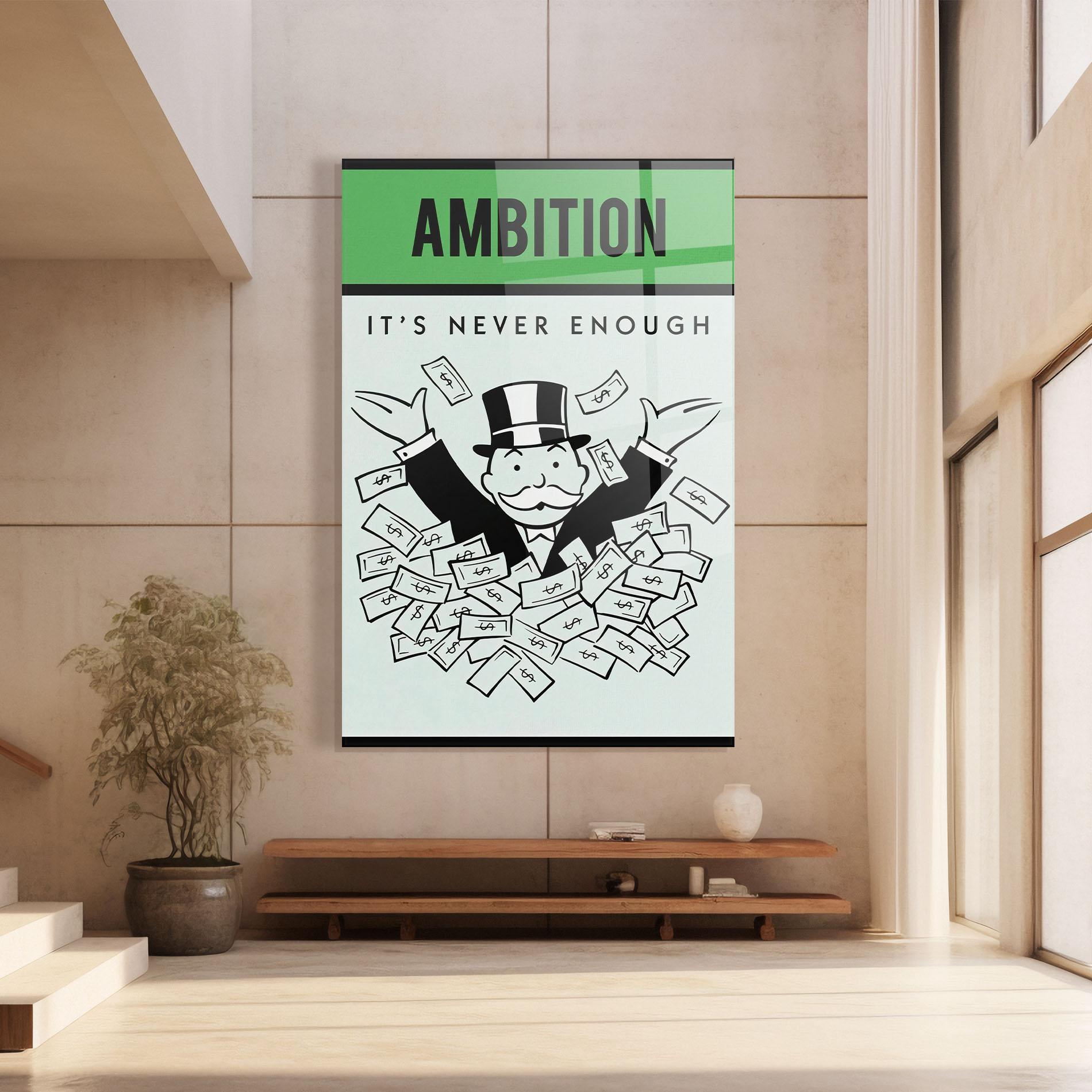 Obraz na Szkle Ambition mockup 8