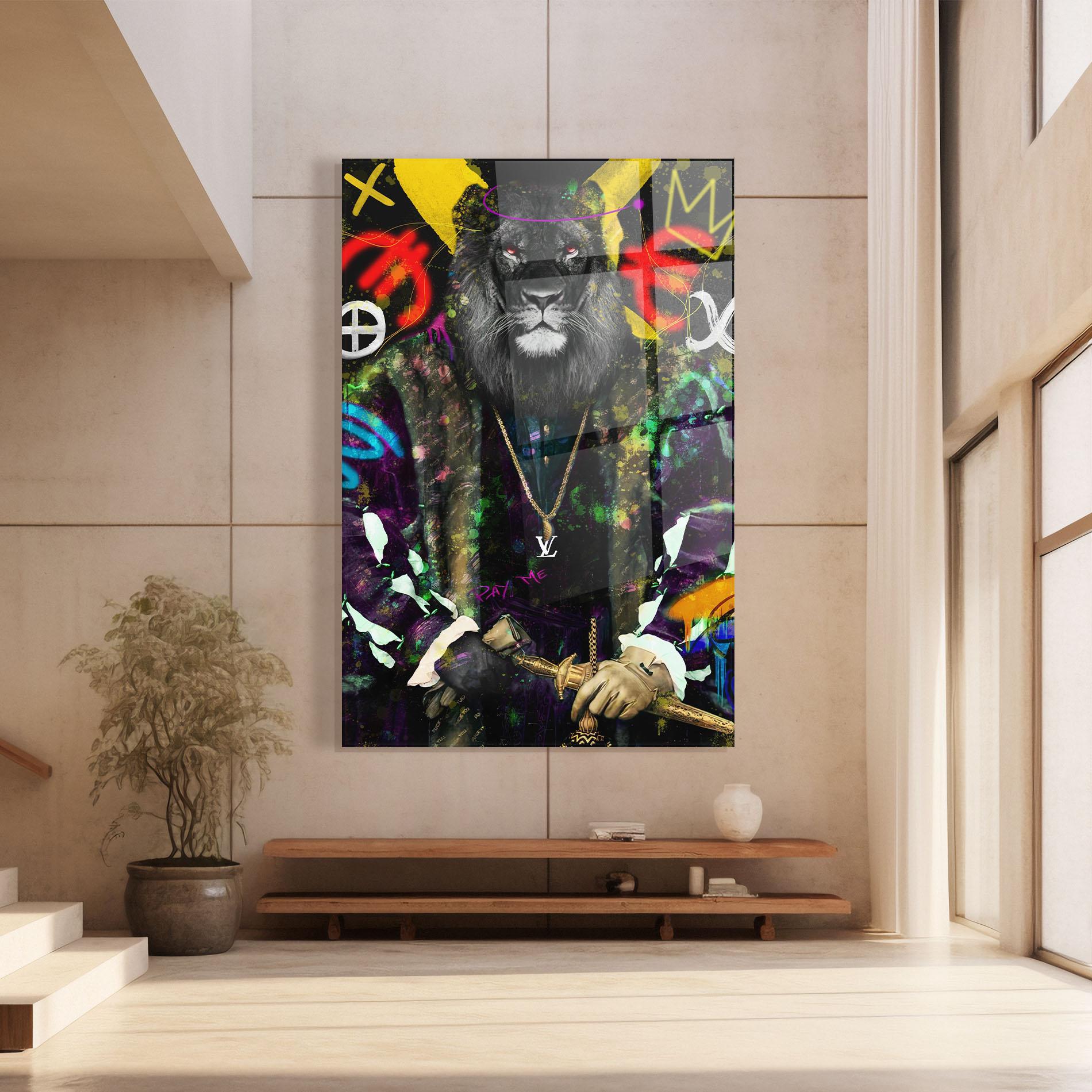 Obraz na Szkle Don Lion mockup 8