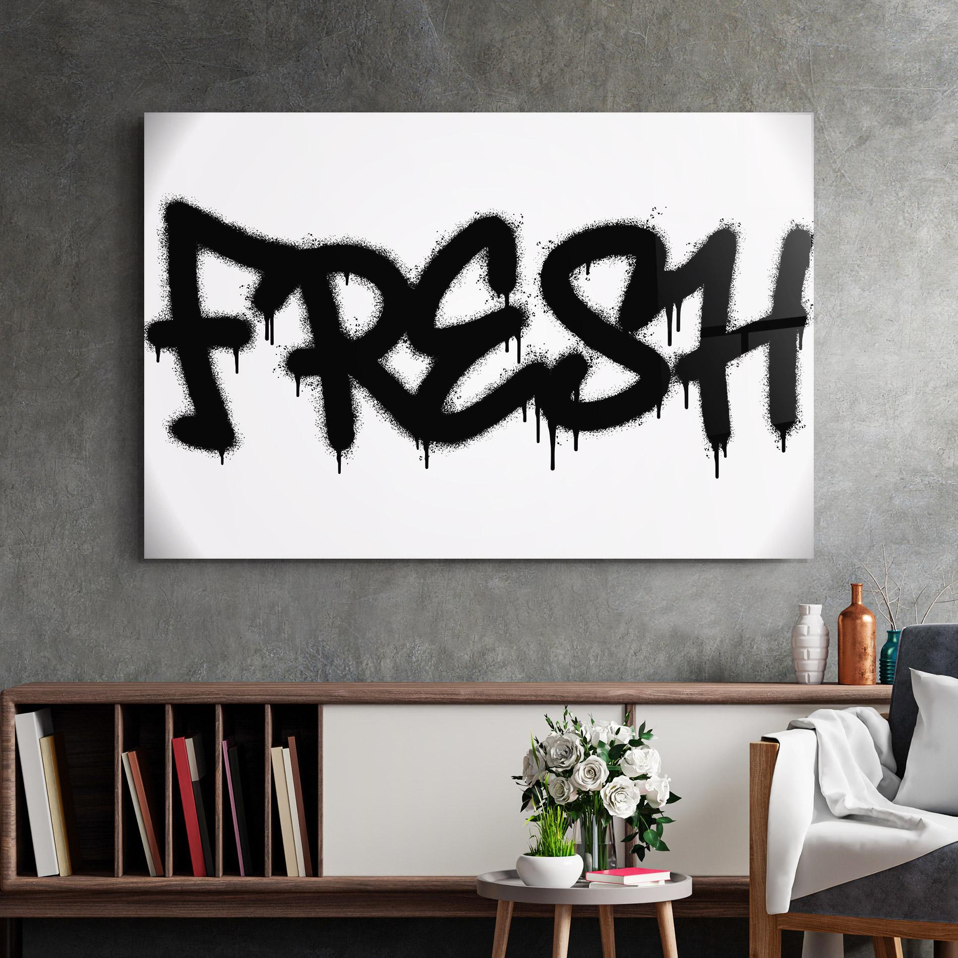 Obraz na Szkle Fresh Spray mockup 2