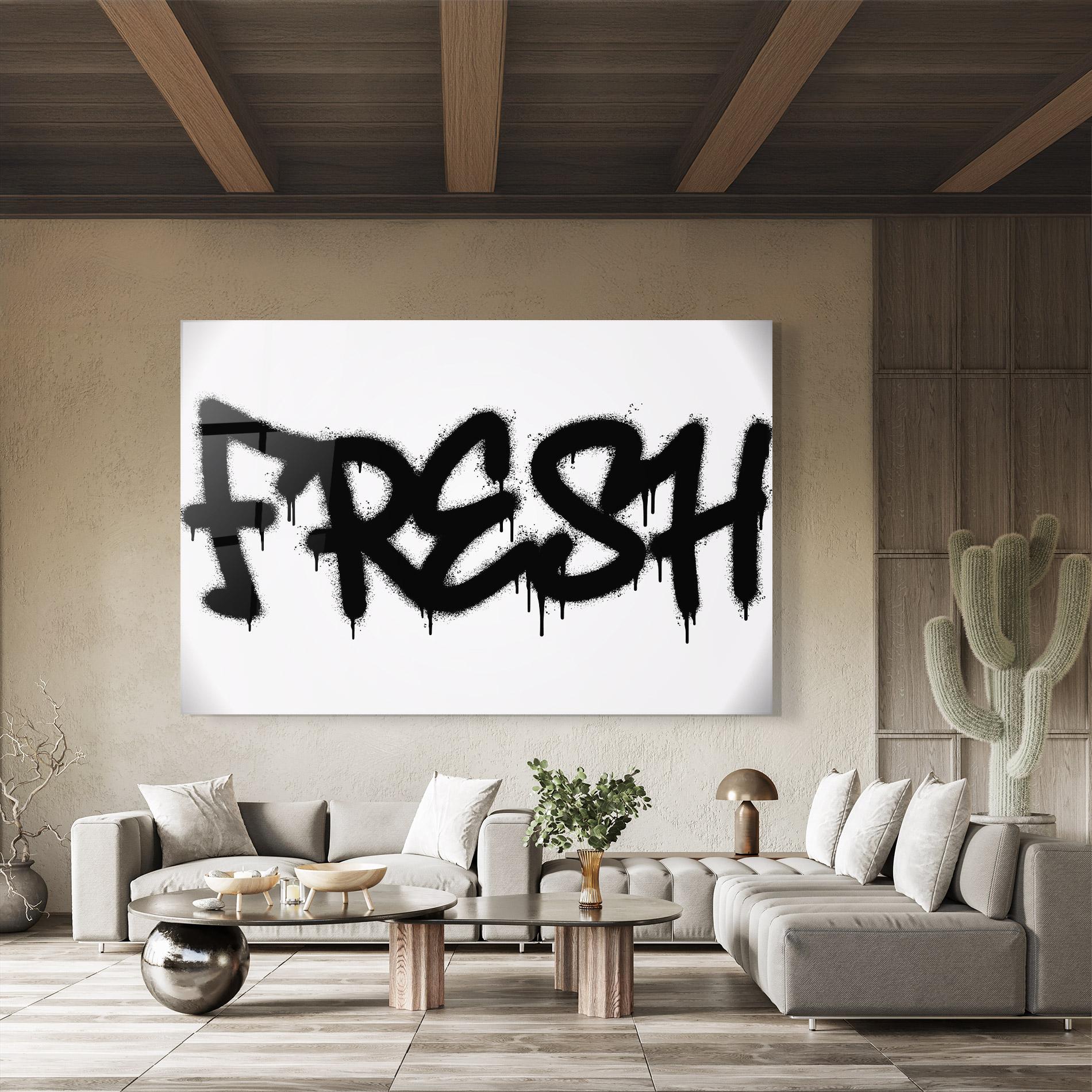 Obraz na Szkle Fresh Spray mockup 8