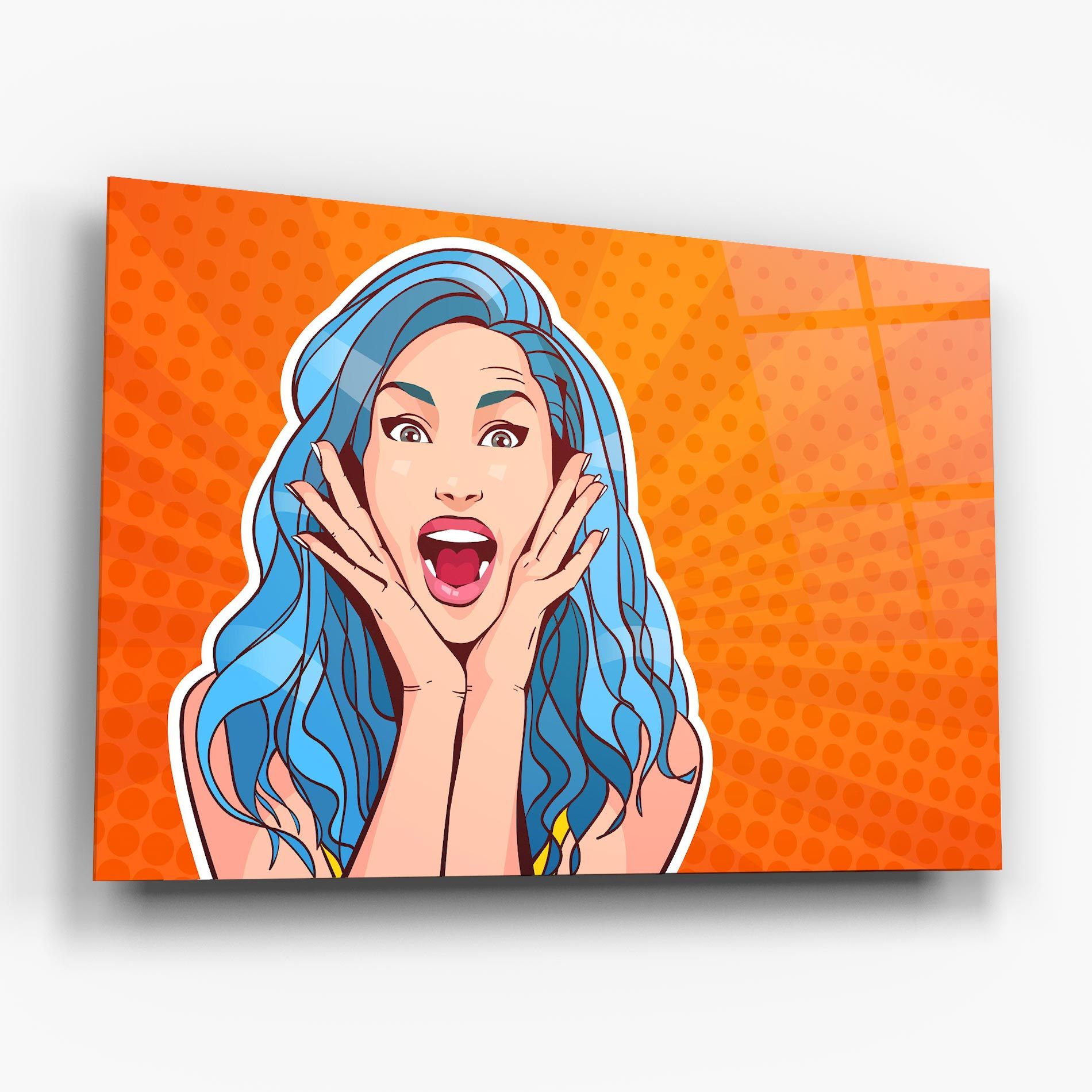 Blue Hair Surprised mockup 6