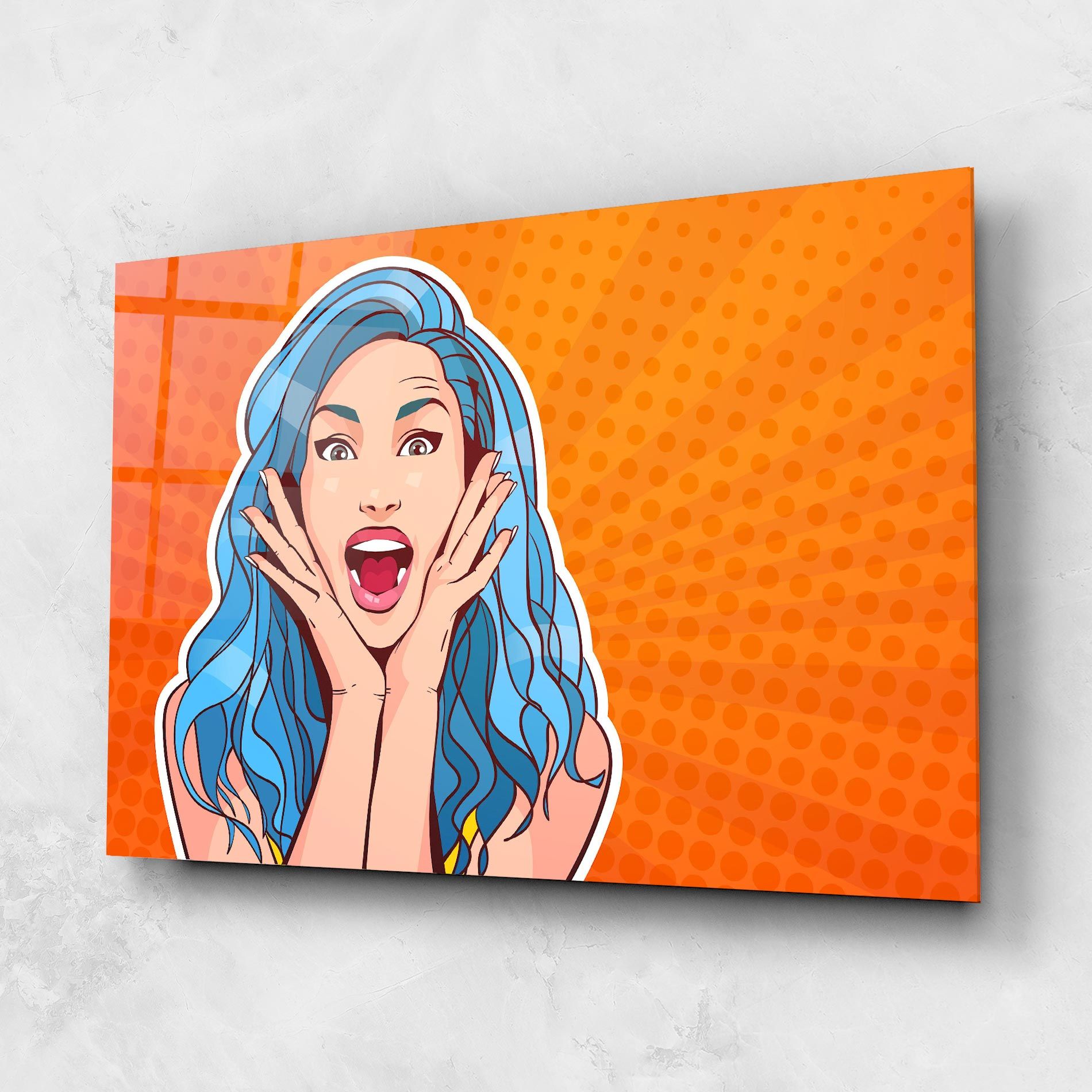 Blue Hair Surprised mockup 1