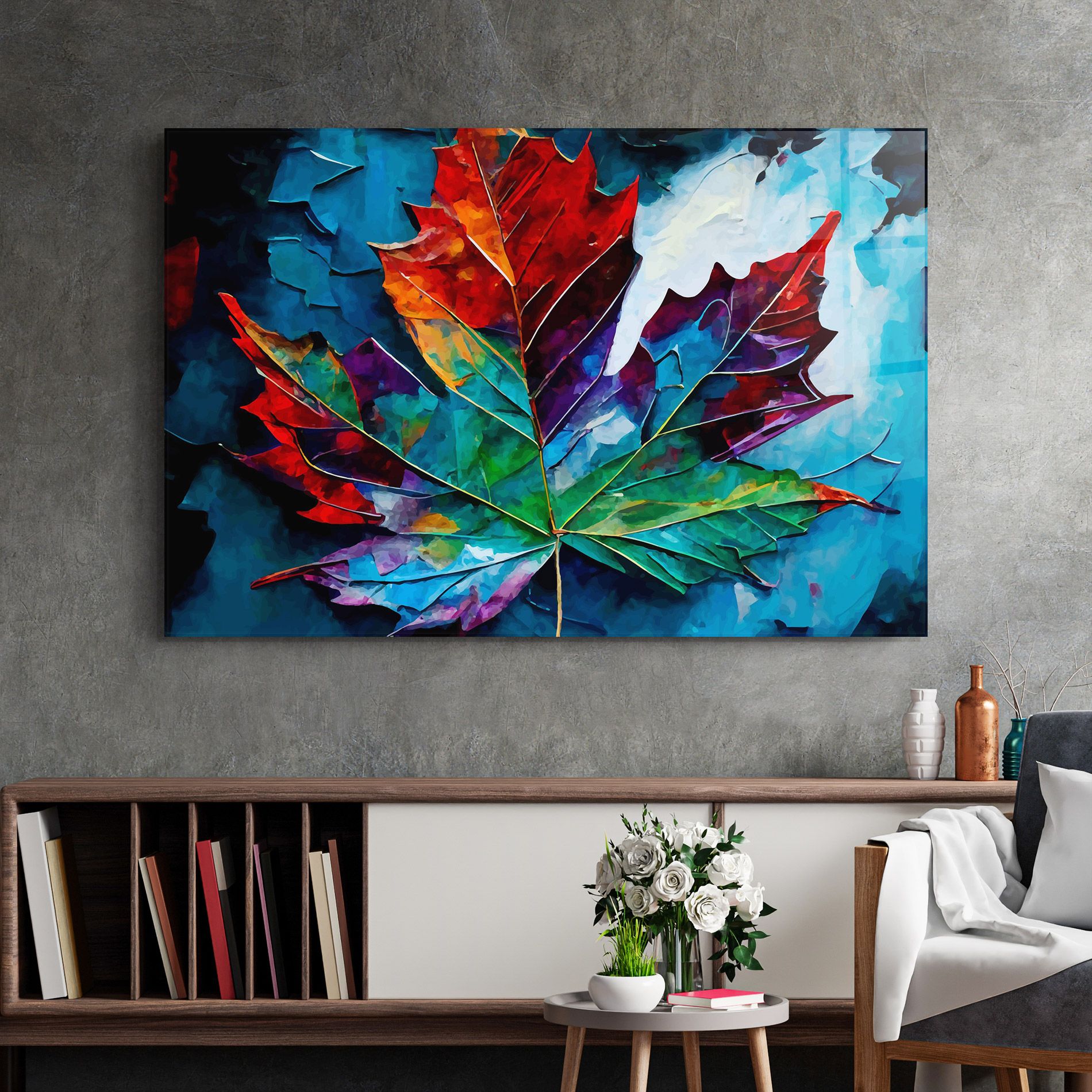 Colorful Leaf Mix mockup 2