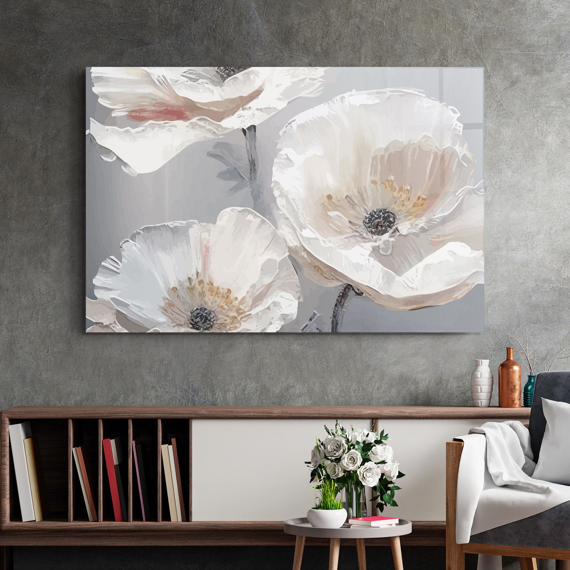 Cream Mix Flower mockup 2