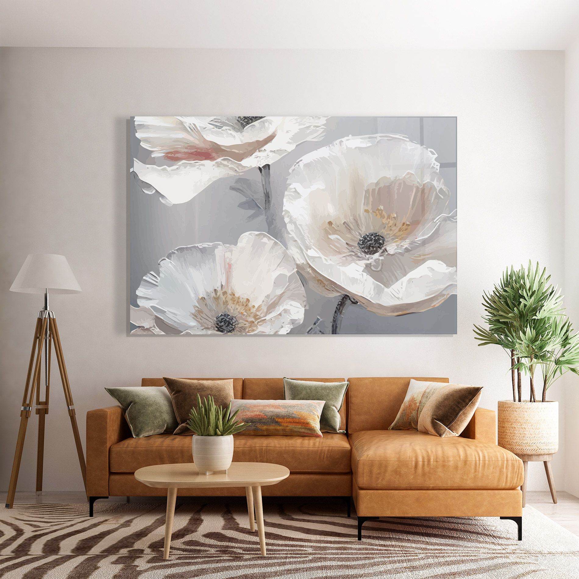 Cream Mix Flower mockup 7