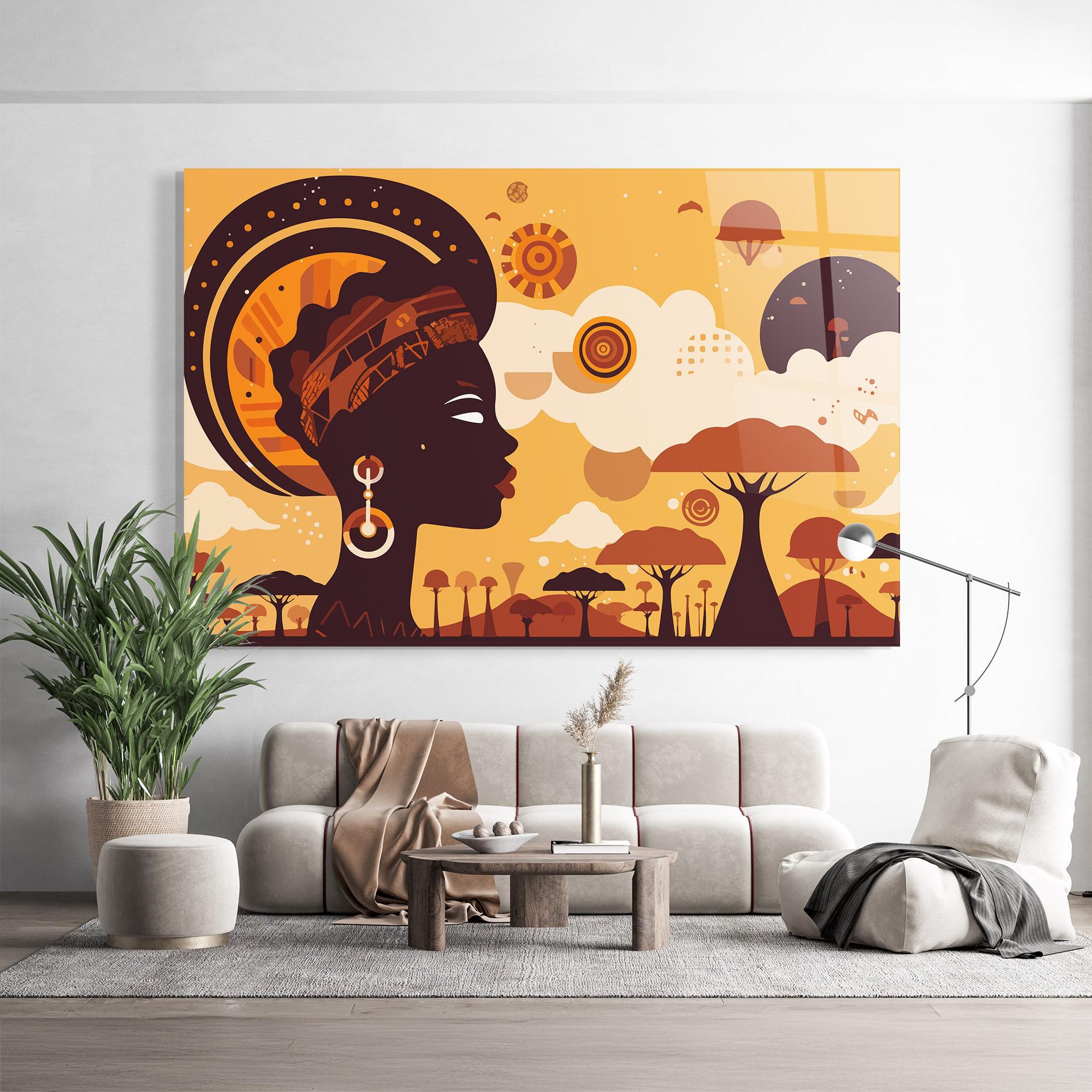 Obraz na Szkle African Art mockup 9