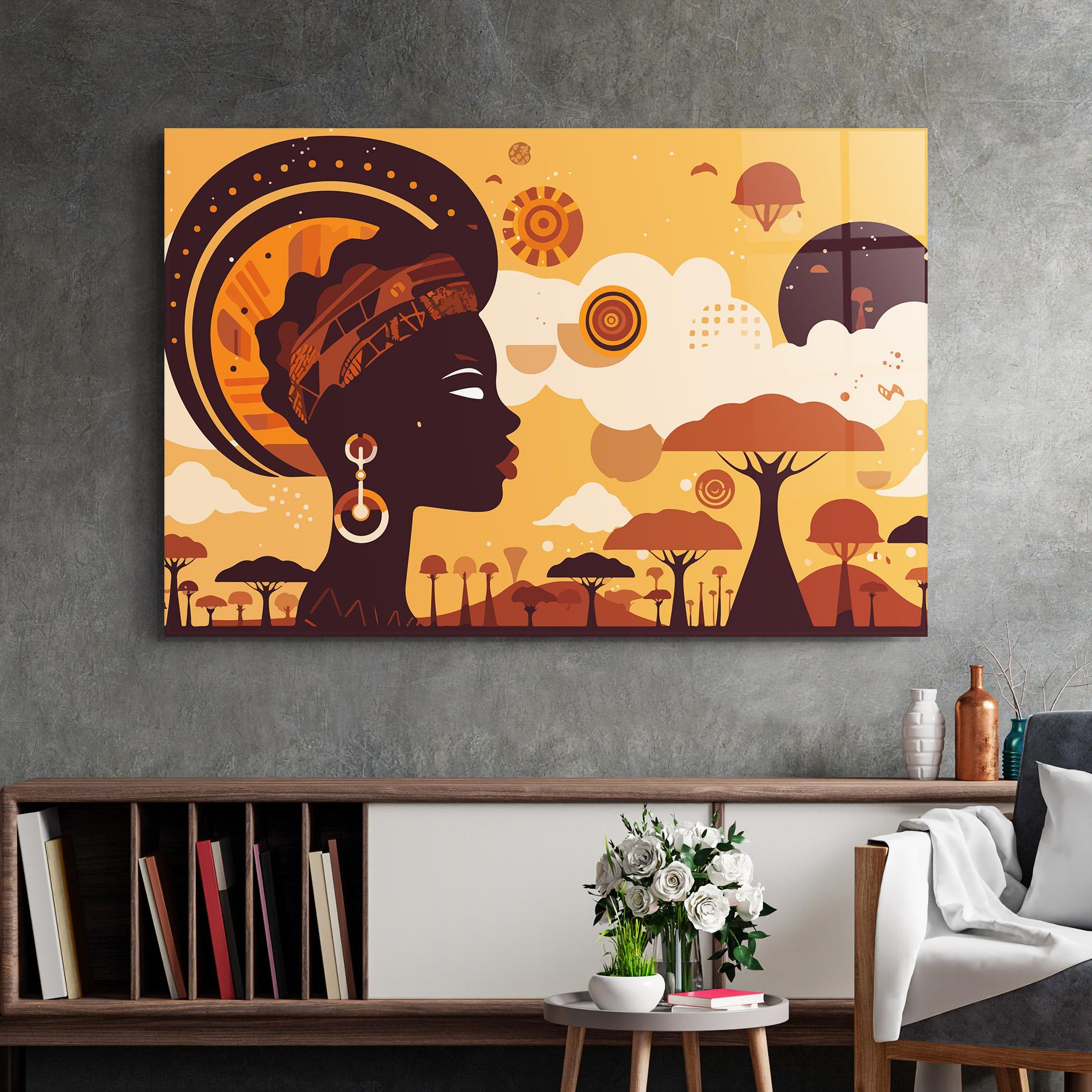 Obraz na Szkle African Art mockup 2