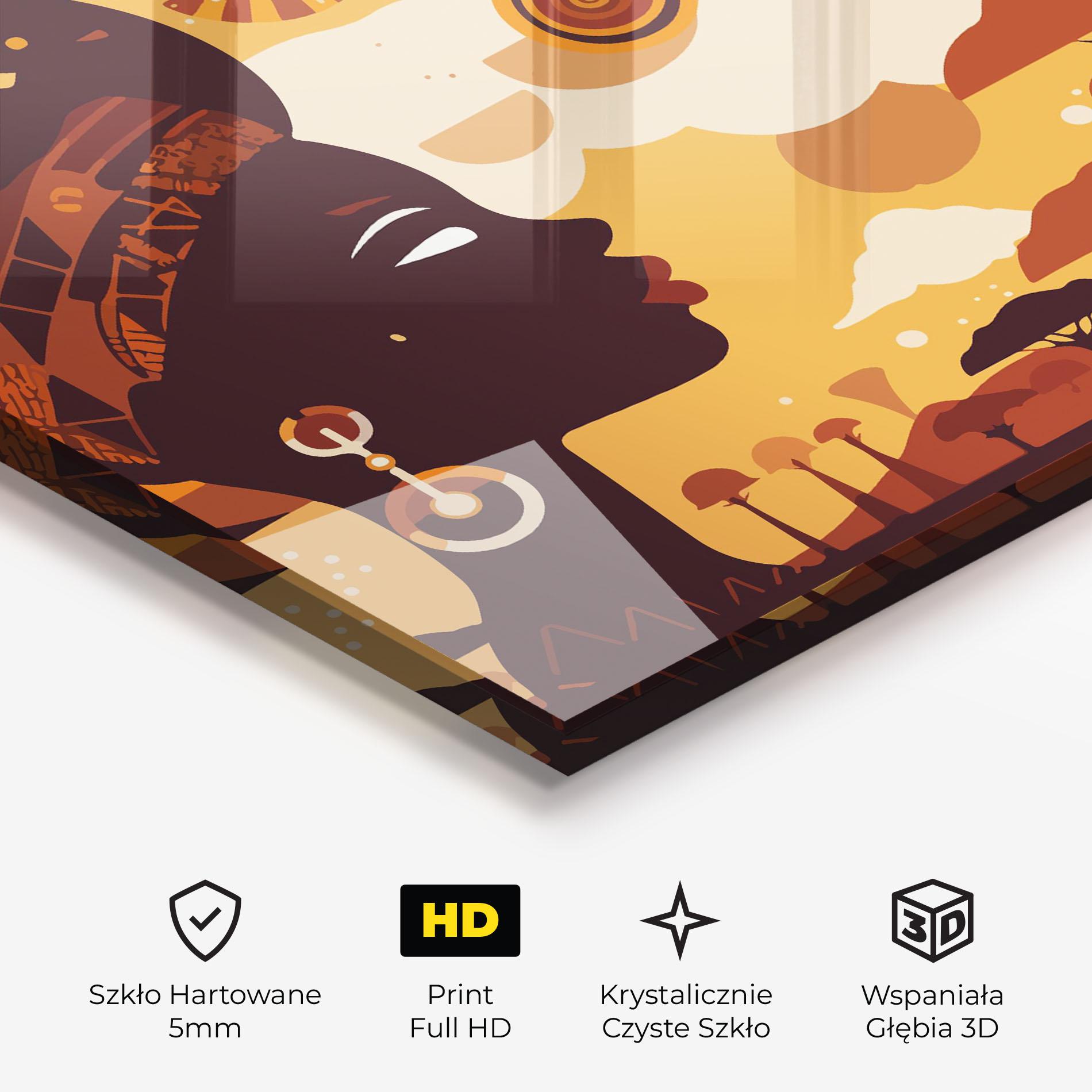 Obraz na Szkle African Art mockup 3