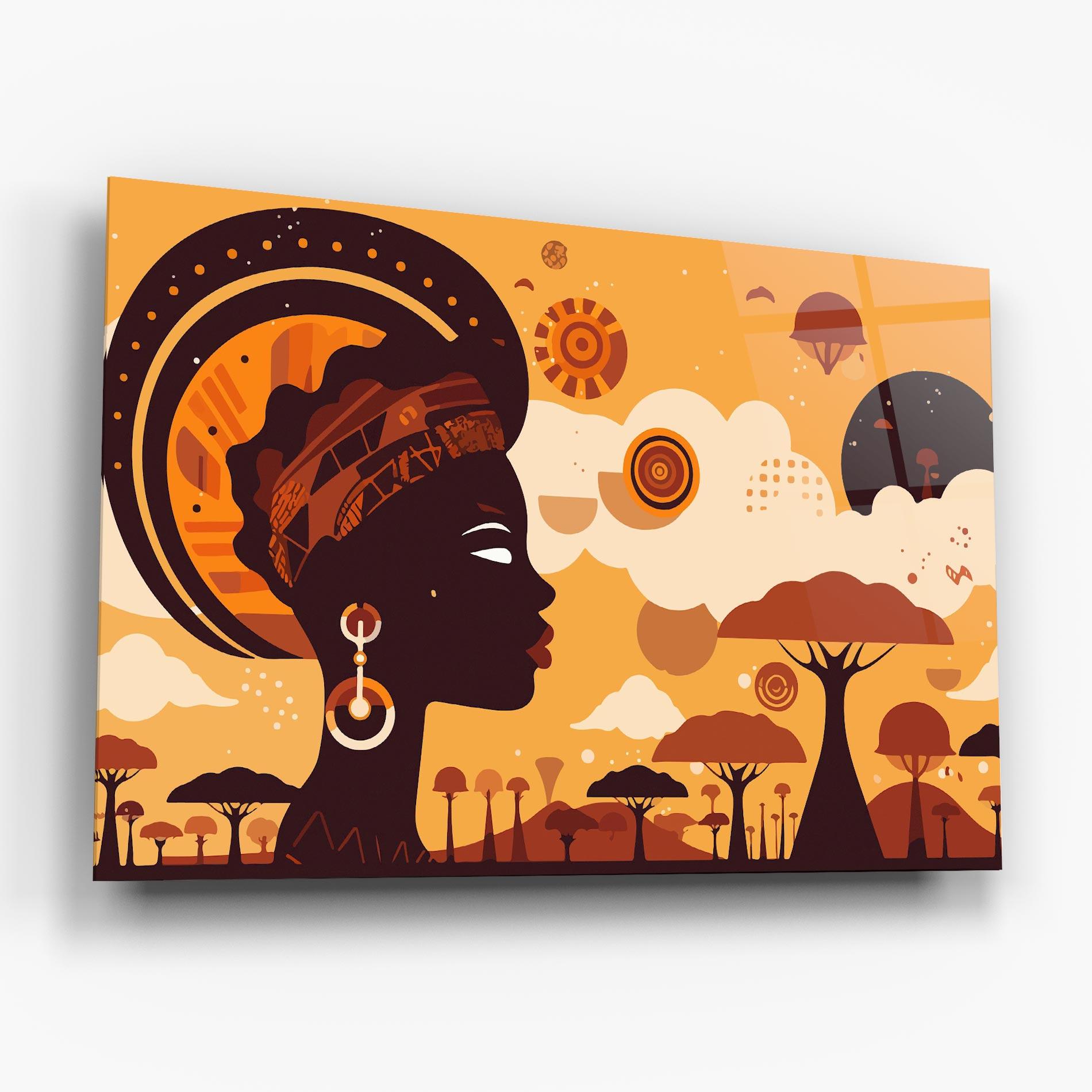 Obraz na Szkle African Art mockup 6