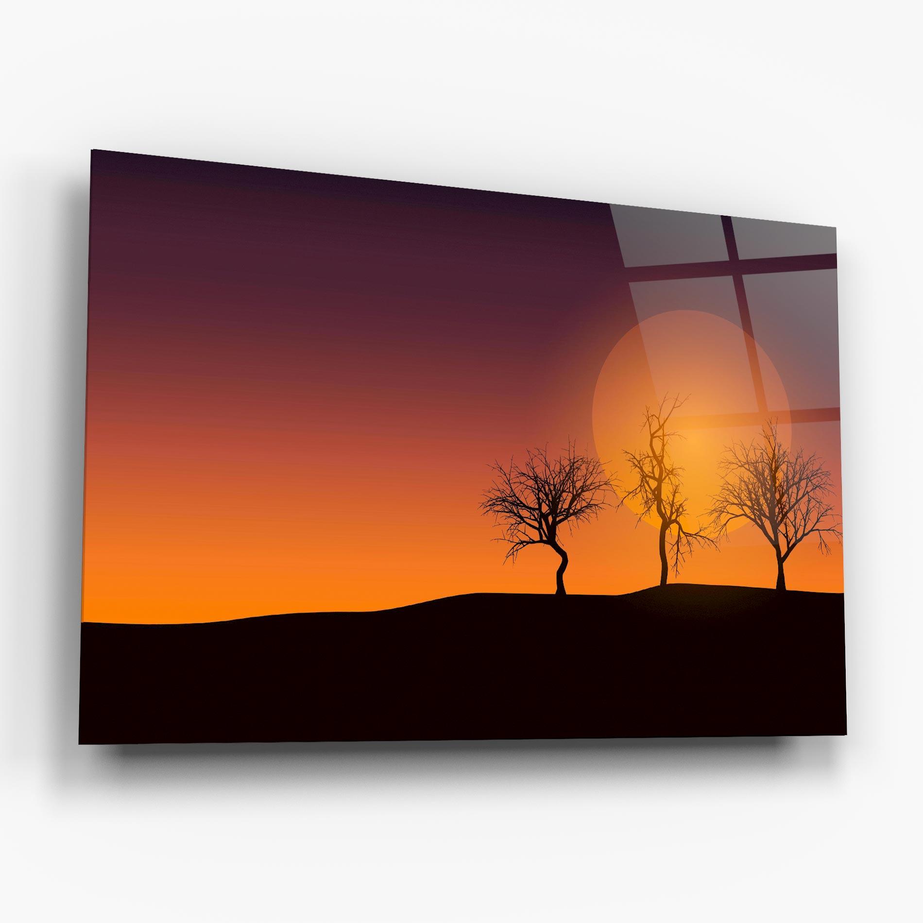 Obraz na Szkle African Sunset mockup 6
