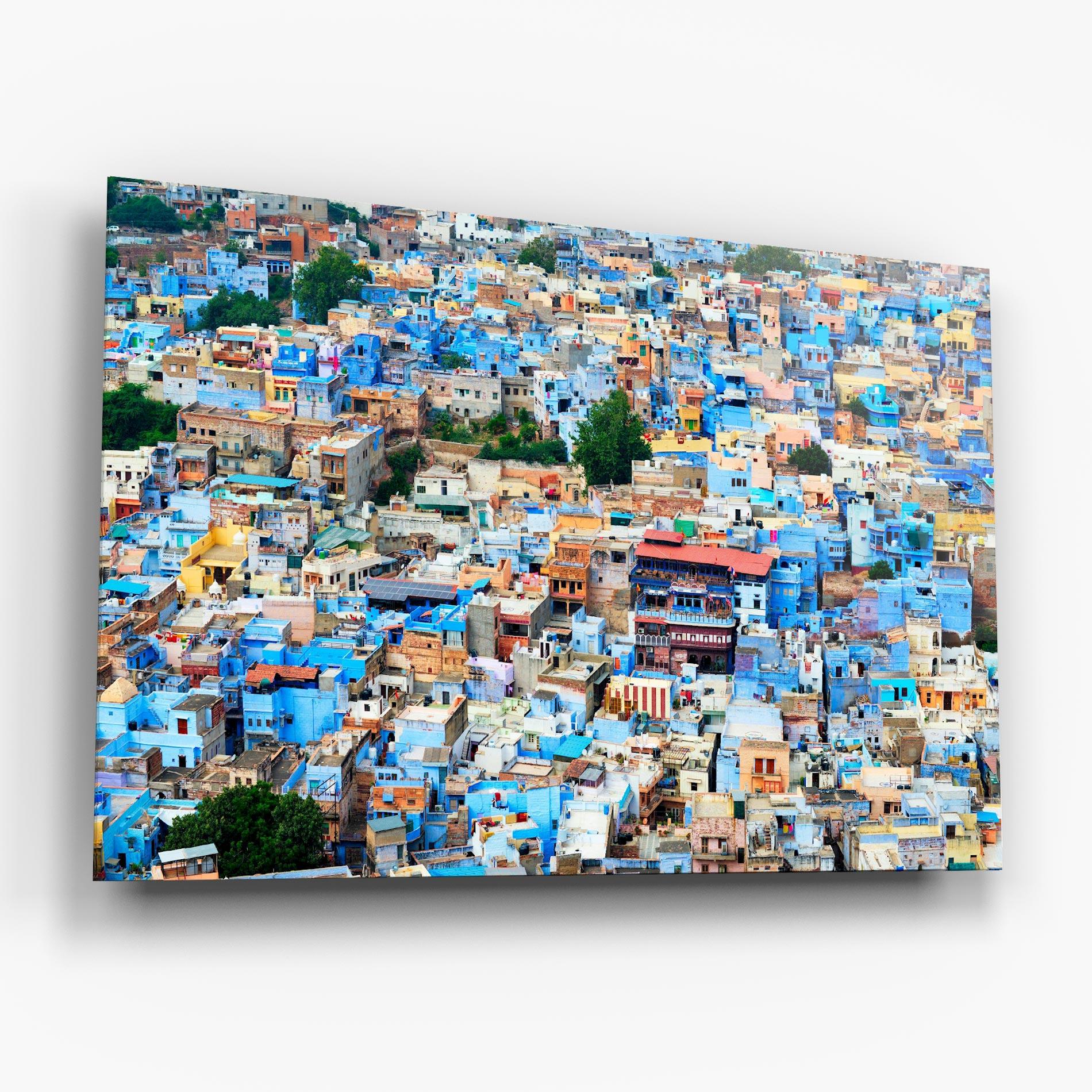Obraz na Szkle Blue City Rajasthan mockup 6