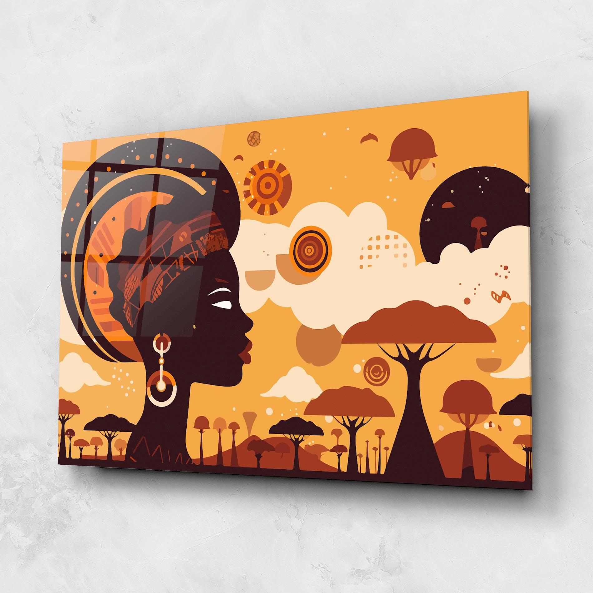 Obraz na Szkle African Art mockup 1