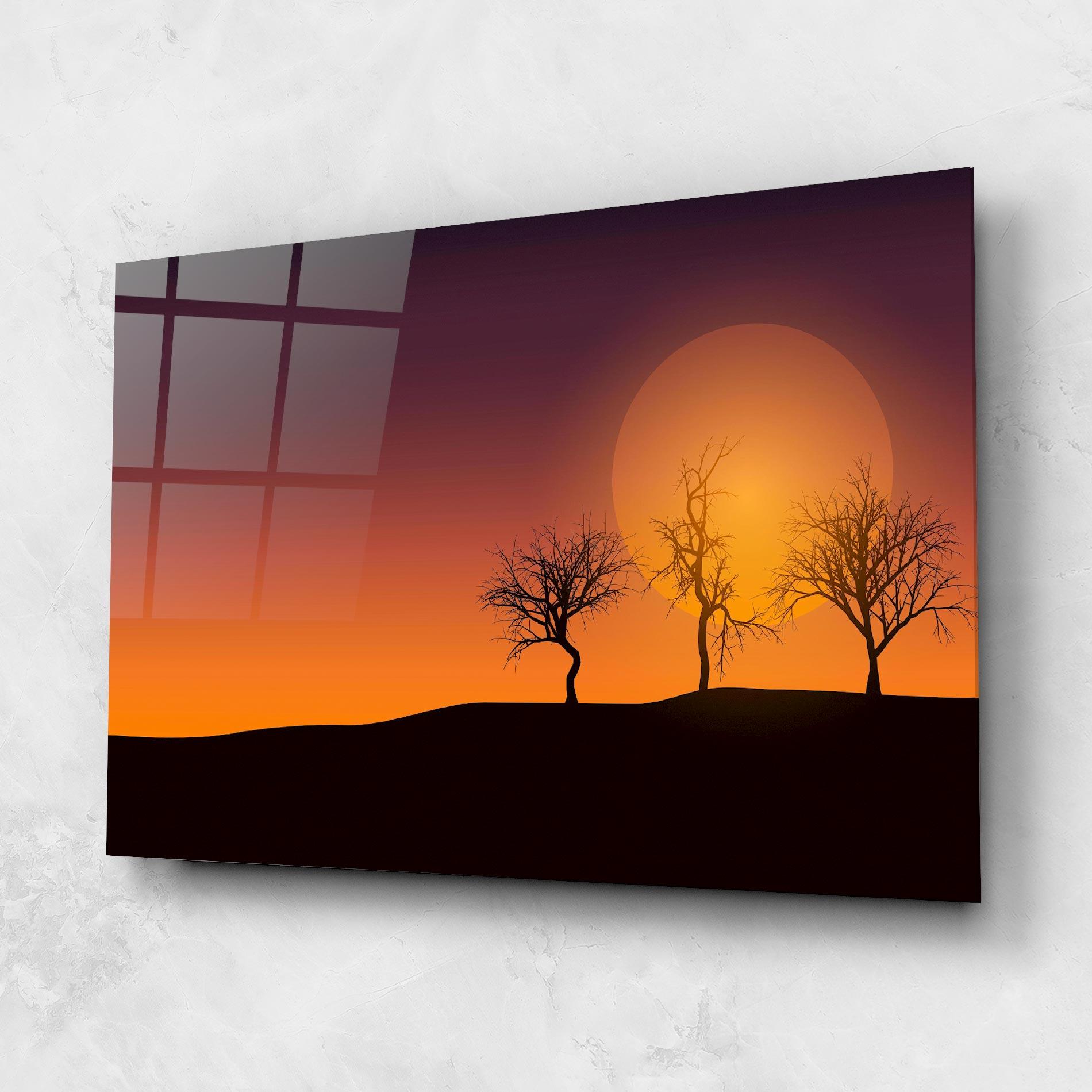 Obraz na Szkle African Sunset mockup 1