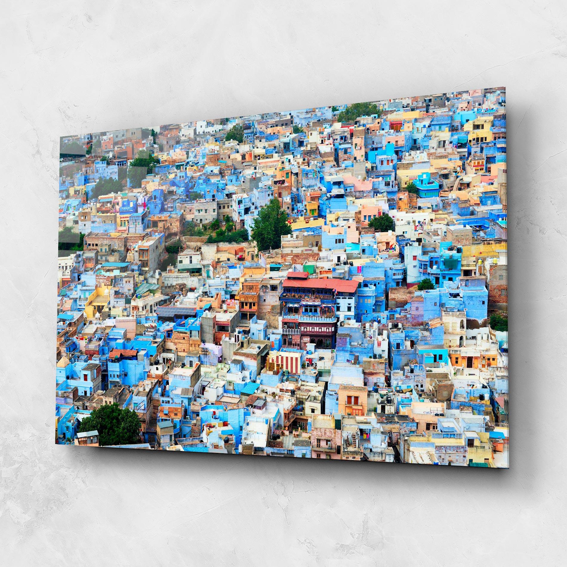 Obraz na Szkle Blue City Rajasthan mockup 1