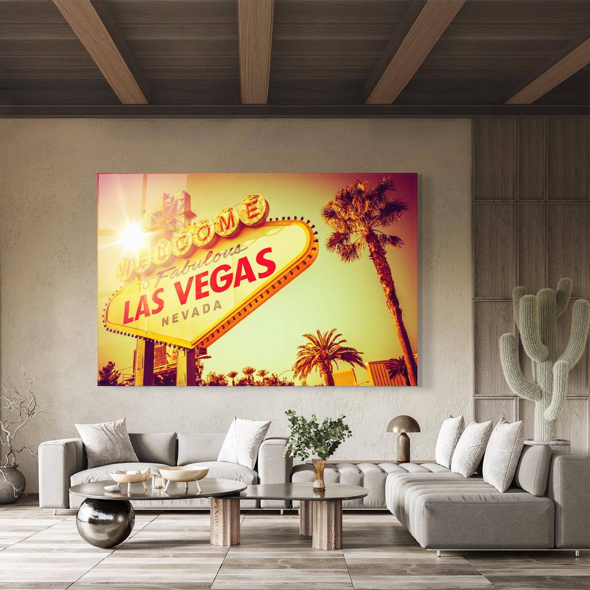 Obraz na Szkle Las Vegas Nevada mockup 8