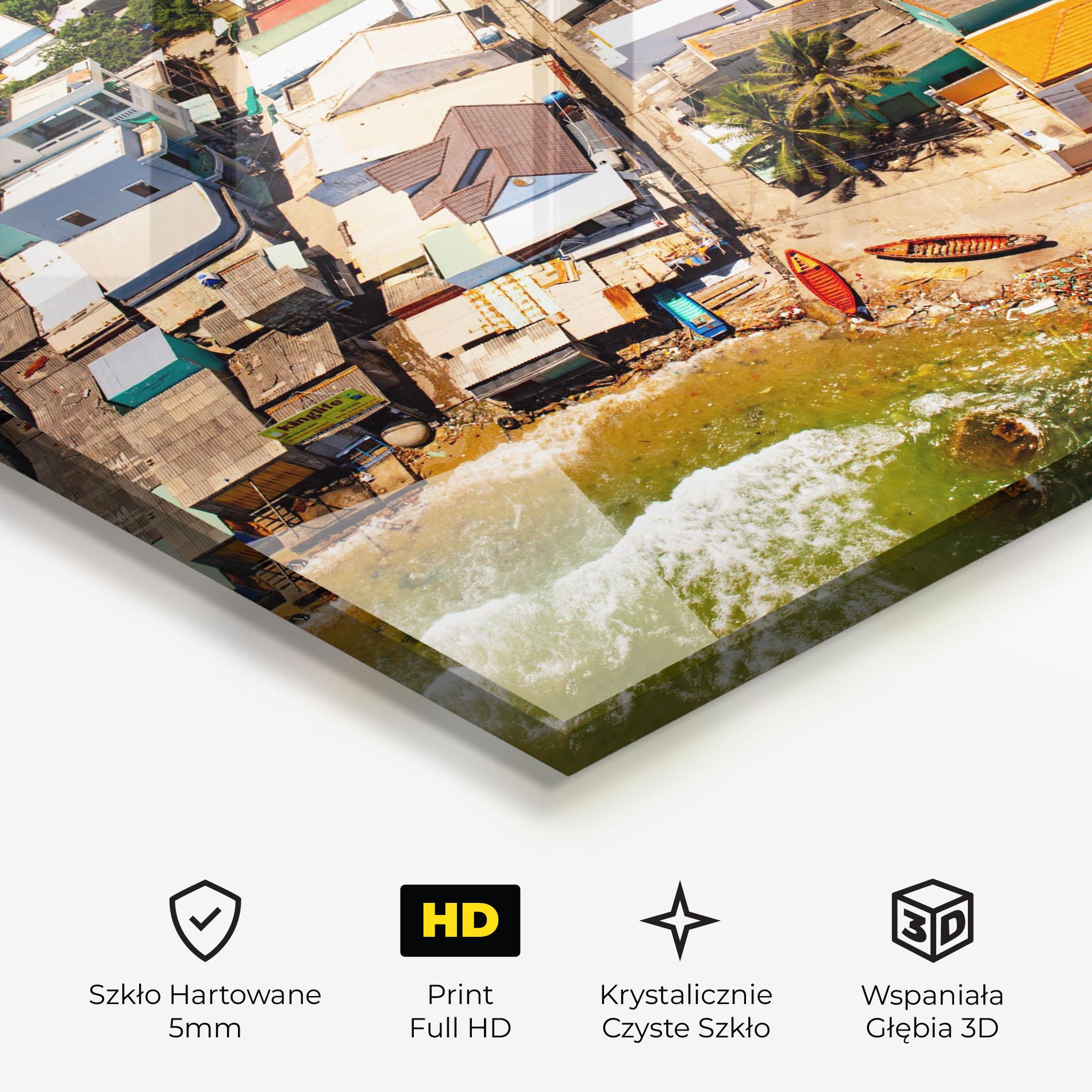 Obraz na Szkle Vietnam Slums mockup 3