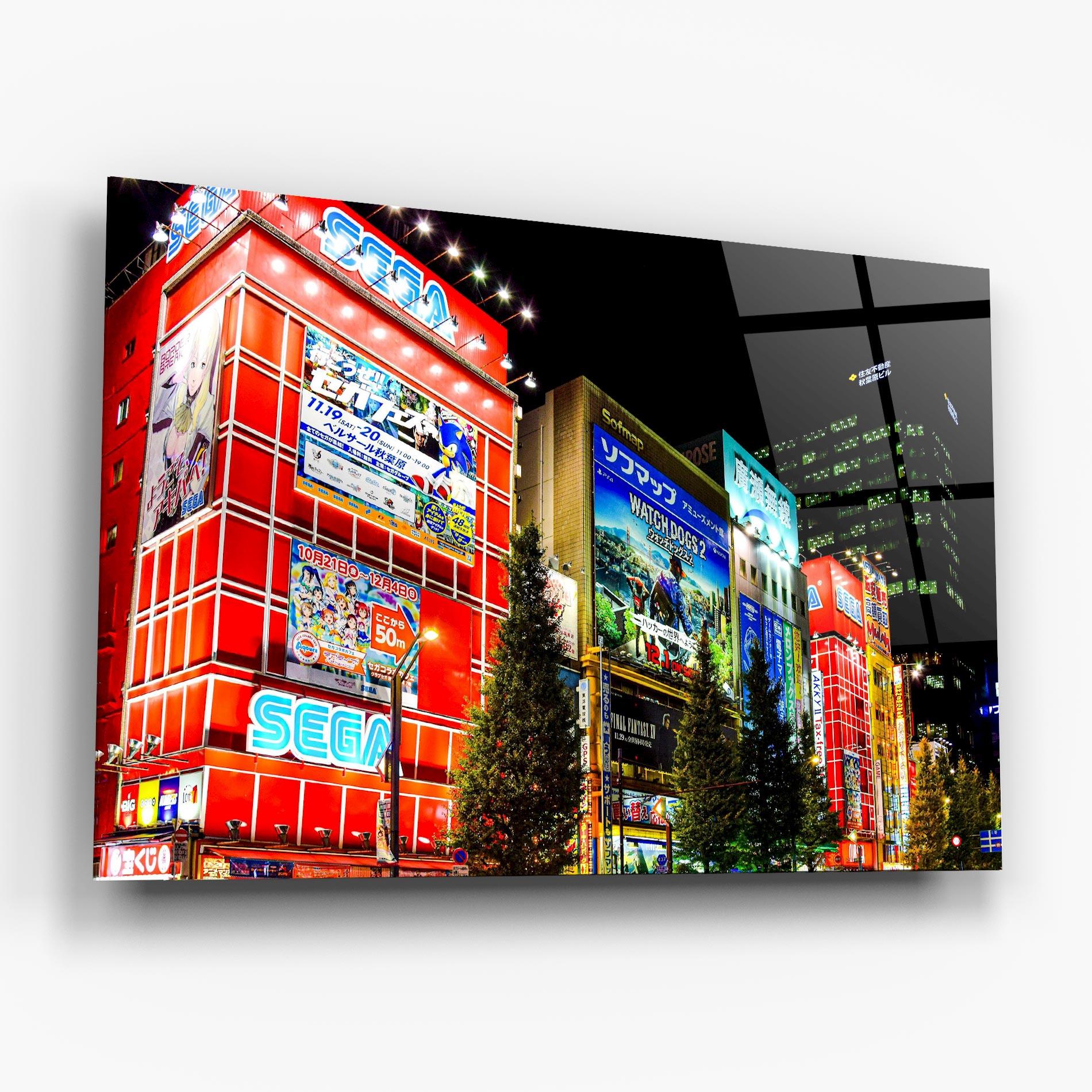Obraz na Szkle Akihabara Night mockup 6