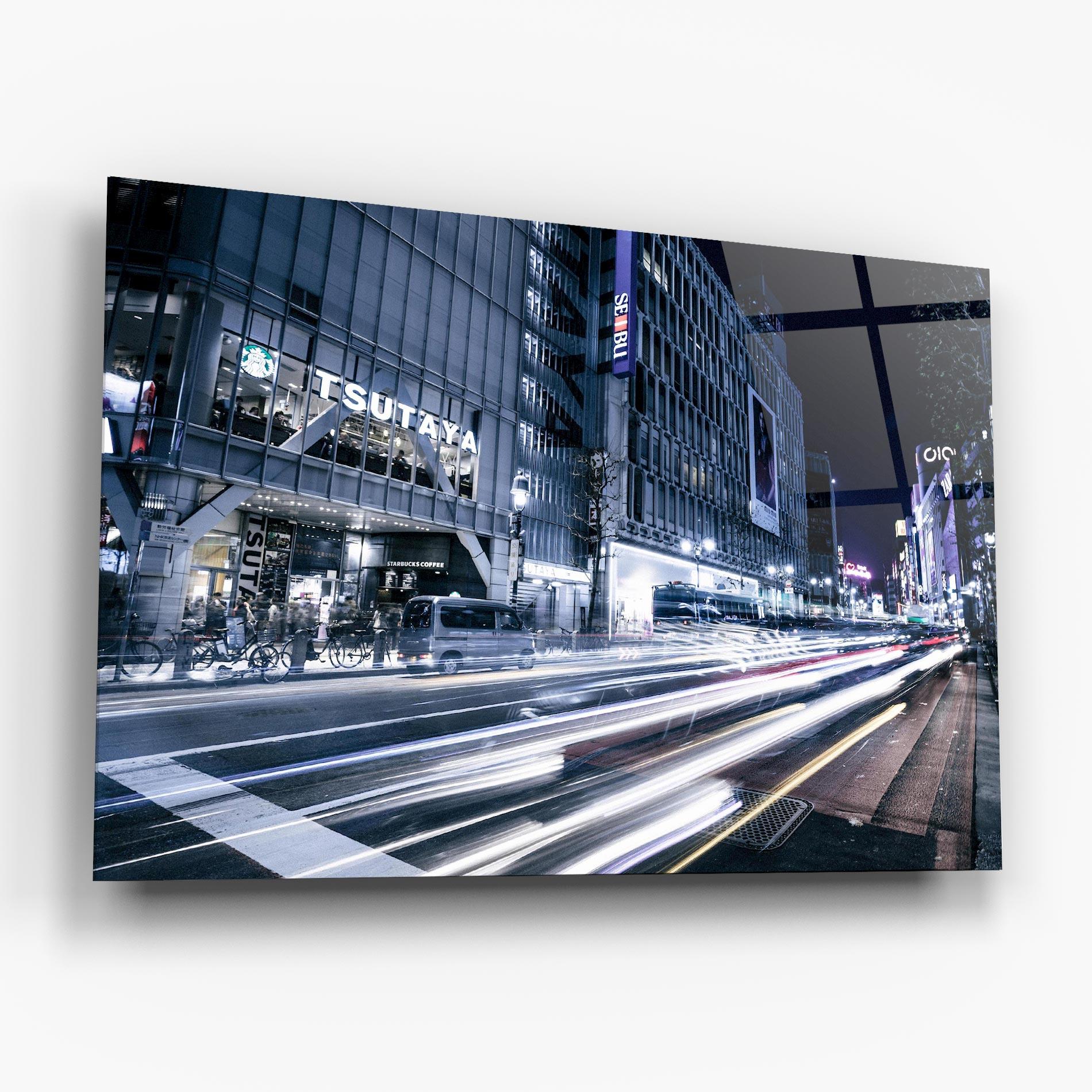 Obraz na Szkle Road Traffic mockup 6