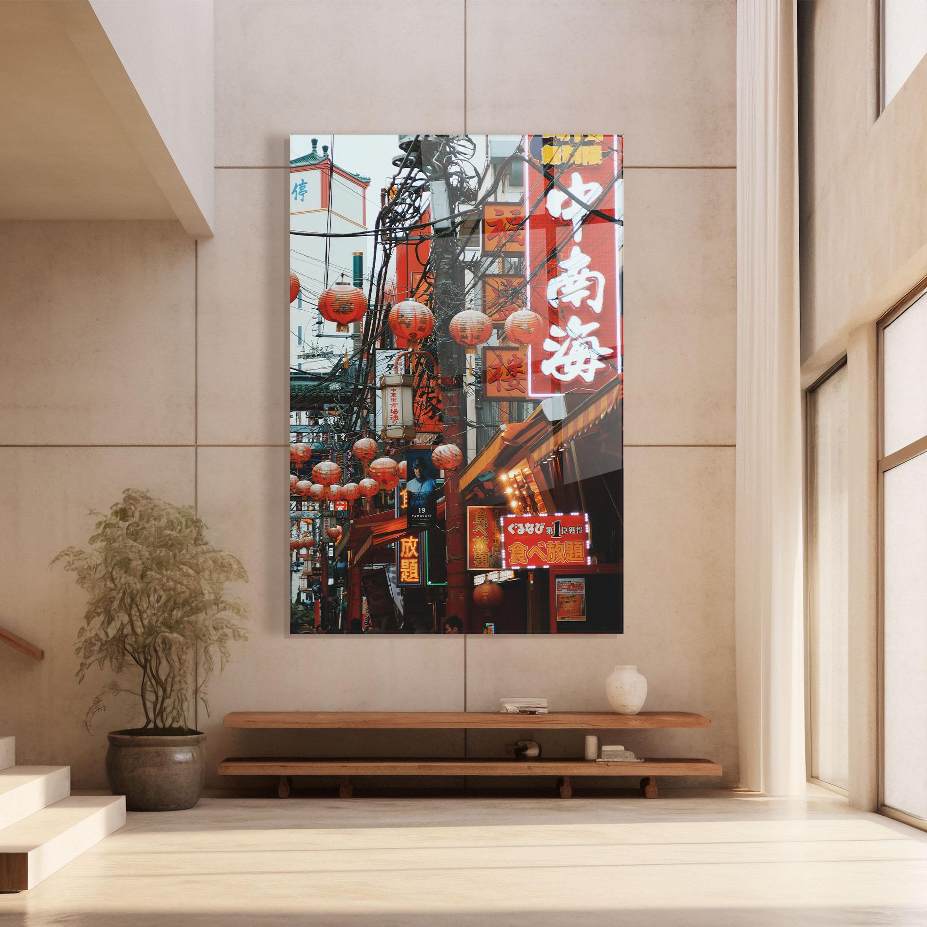 Obraz na Szkle Chinatown mockup 8