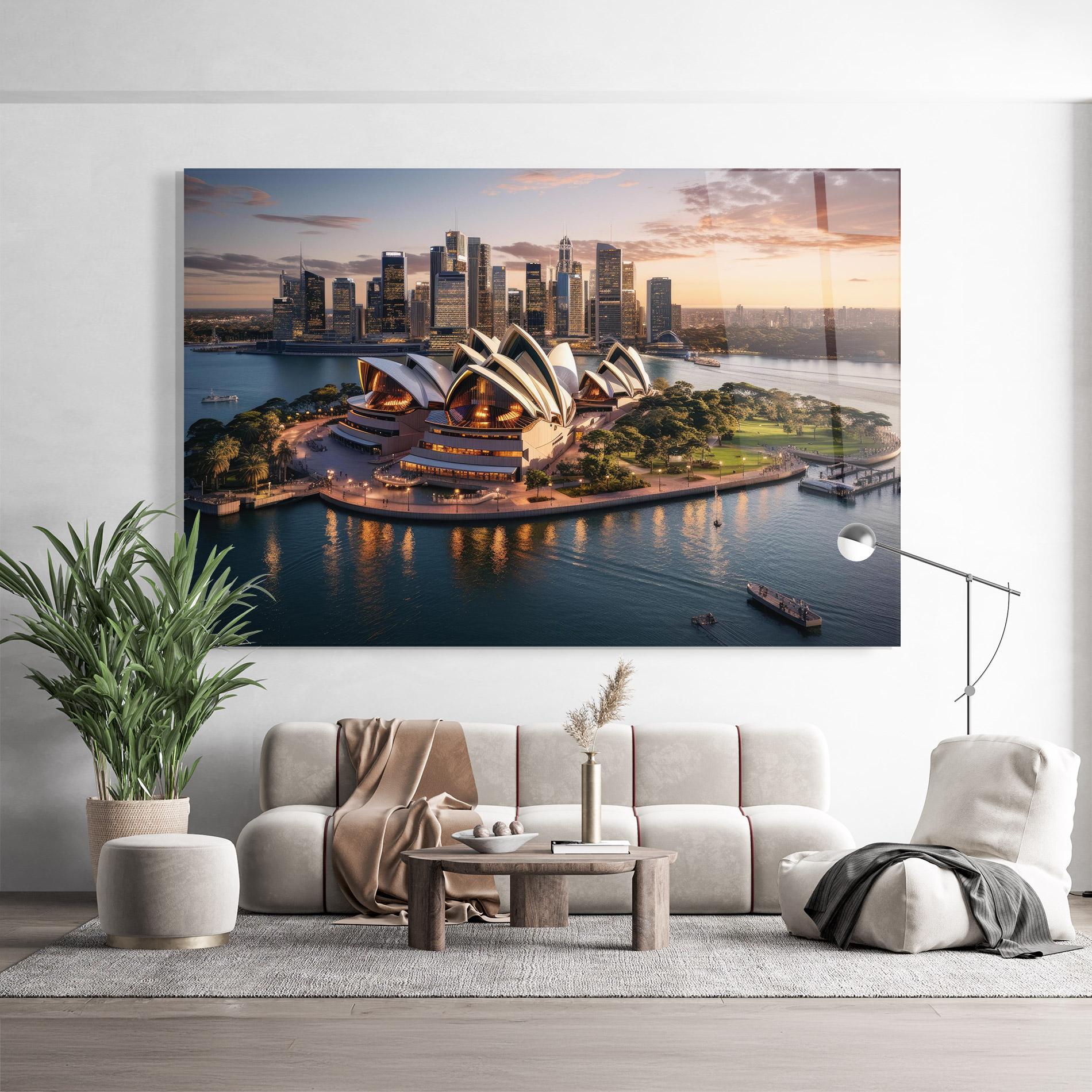 Obraz na Szkle Sydney Australia Sunset mockup 9