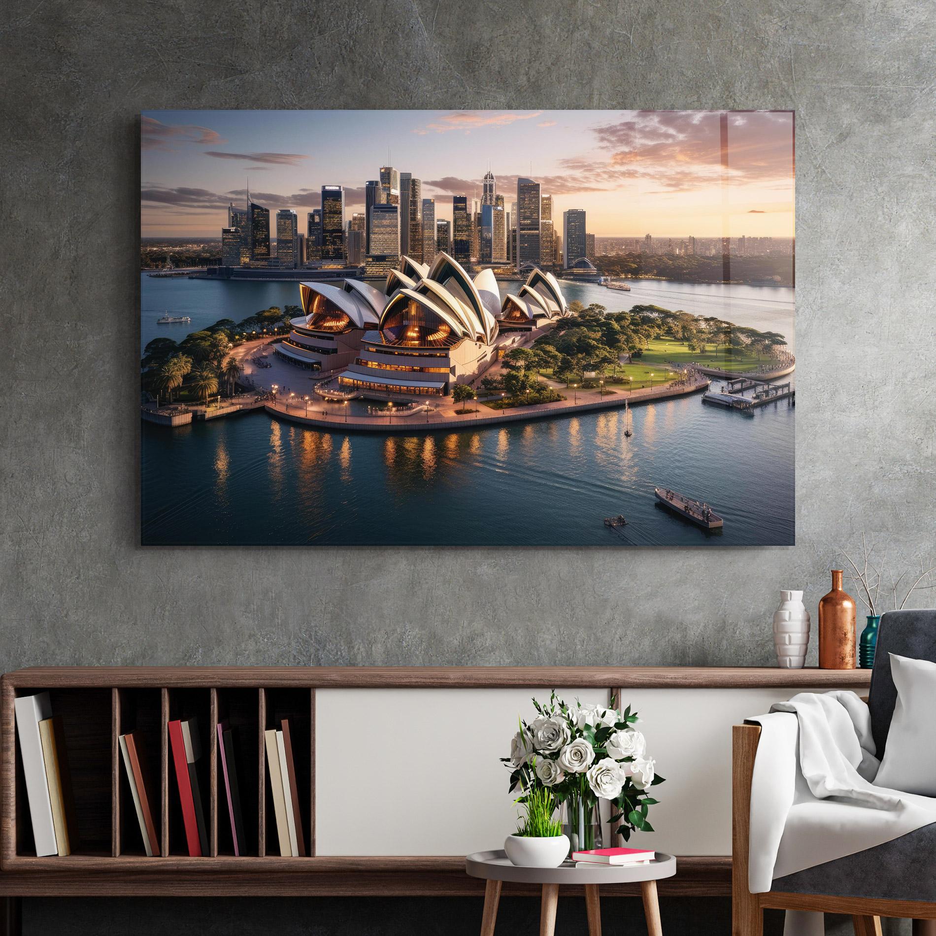 Obraz na Szkle Sydney Australia Sunset mockup 2