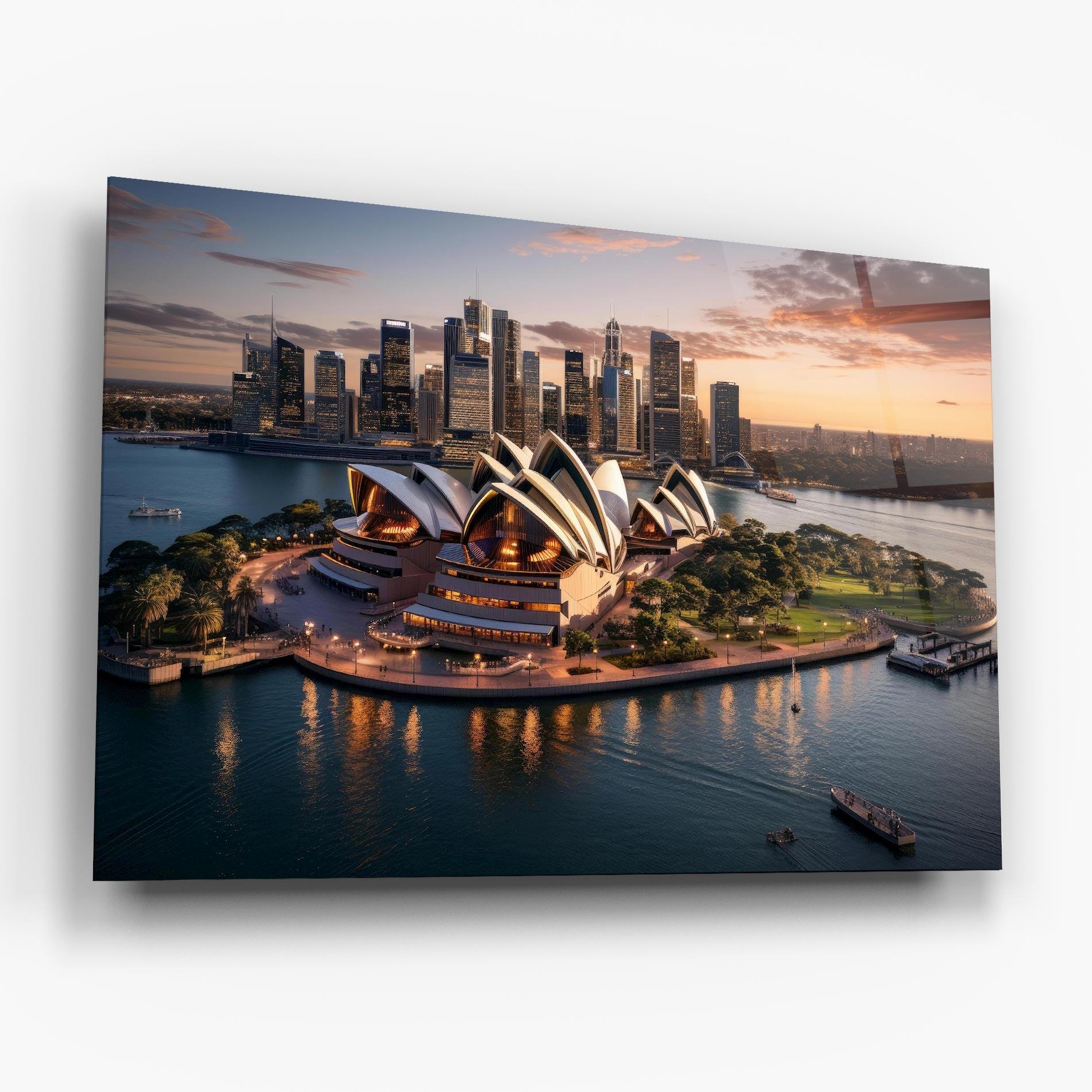 Obraz na Szkle Sydney Australia Sunset mockup 6