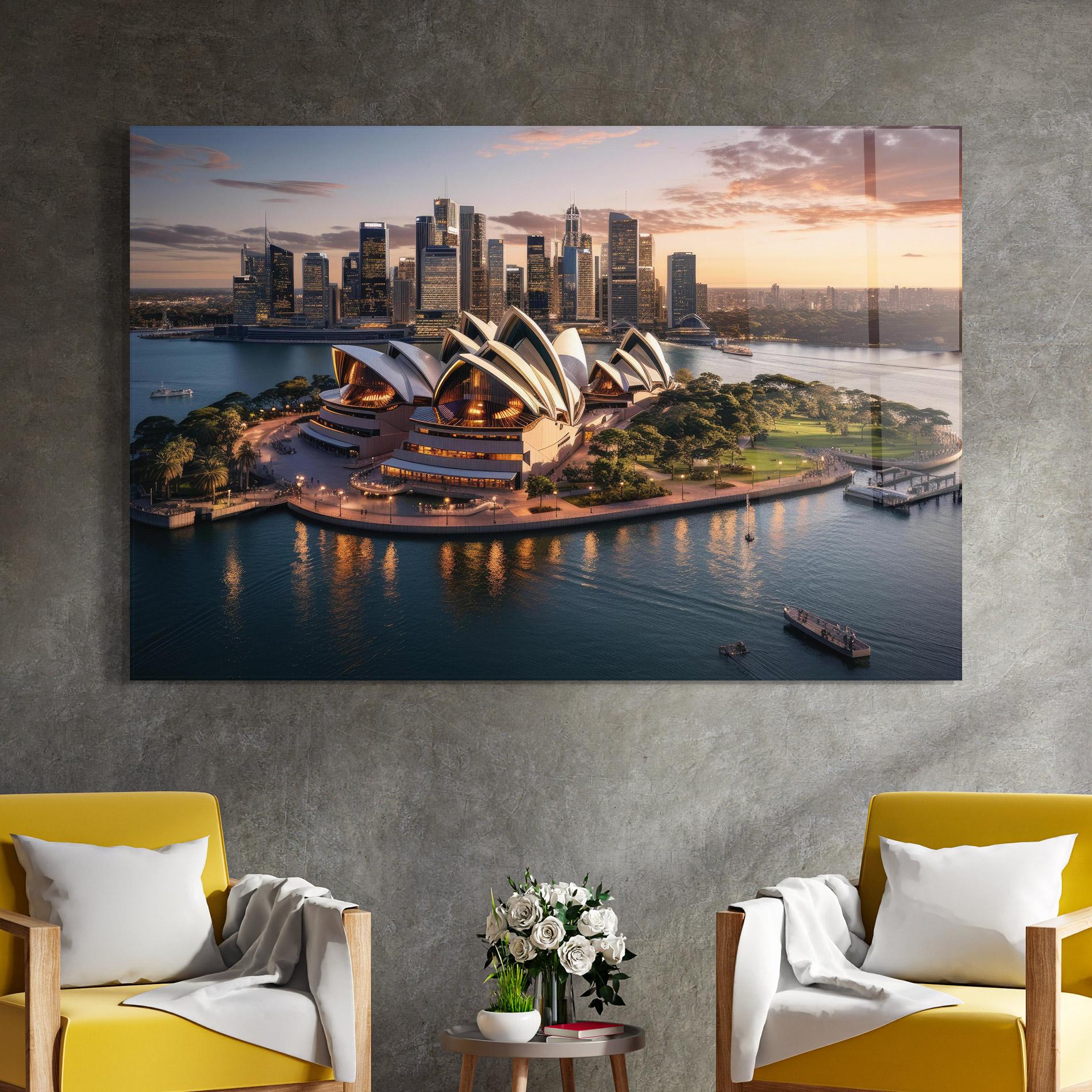 Obraz na Szkle Sydney Australia Sunset mockup 4