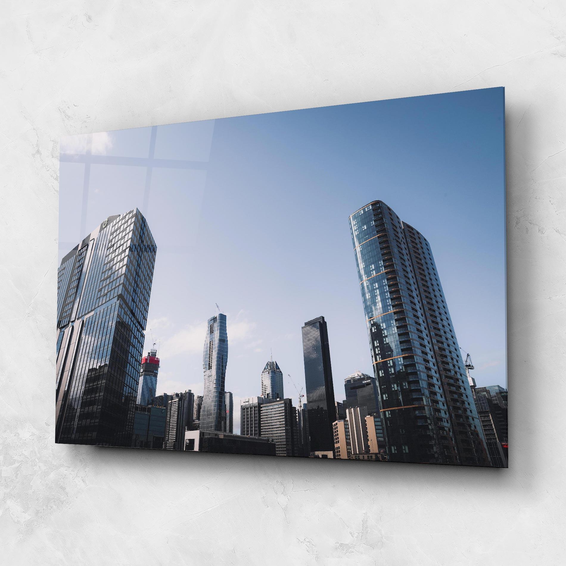 Obraz na Szkle Business Building mockup 1