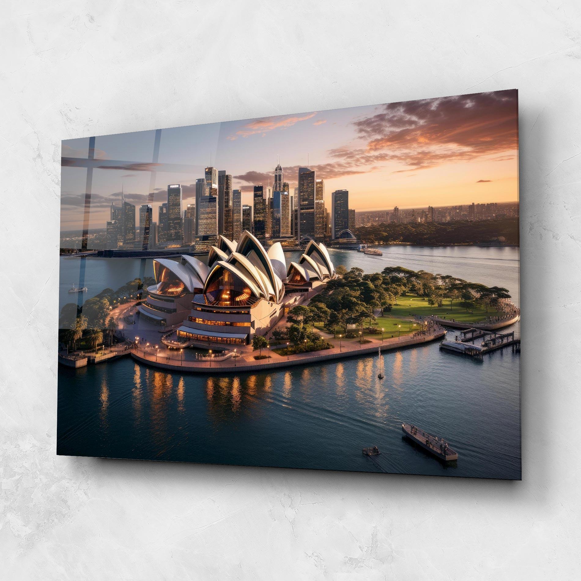 Obraz na Szkle Sydney Australia Sunset mockup 1