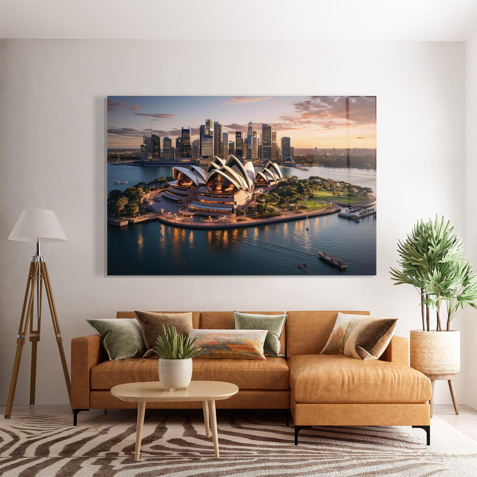 Obraz na Szkle Sydney Australia Sunset mockup 7