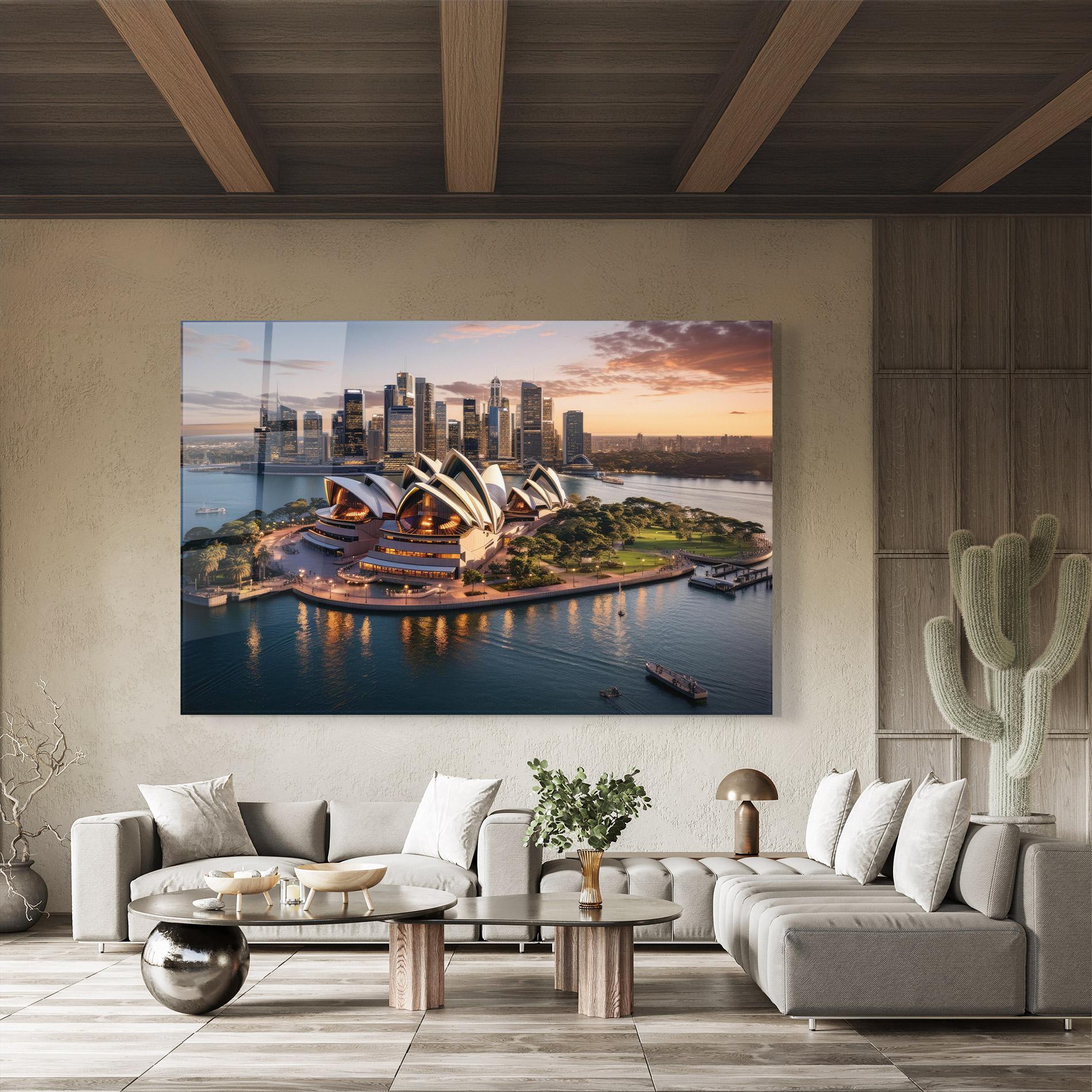 Obraz na Szkle Sydney Australia Sunset mockup 8
