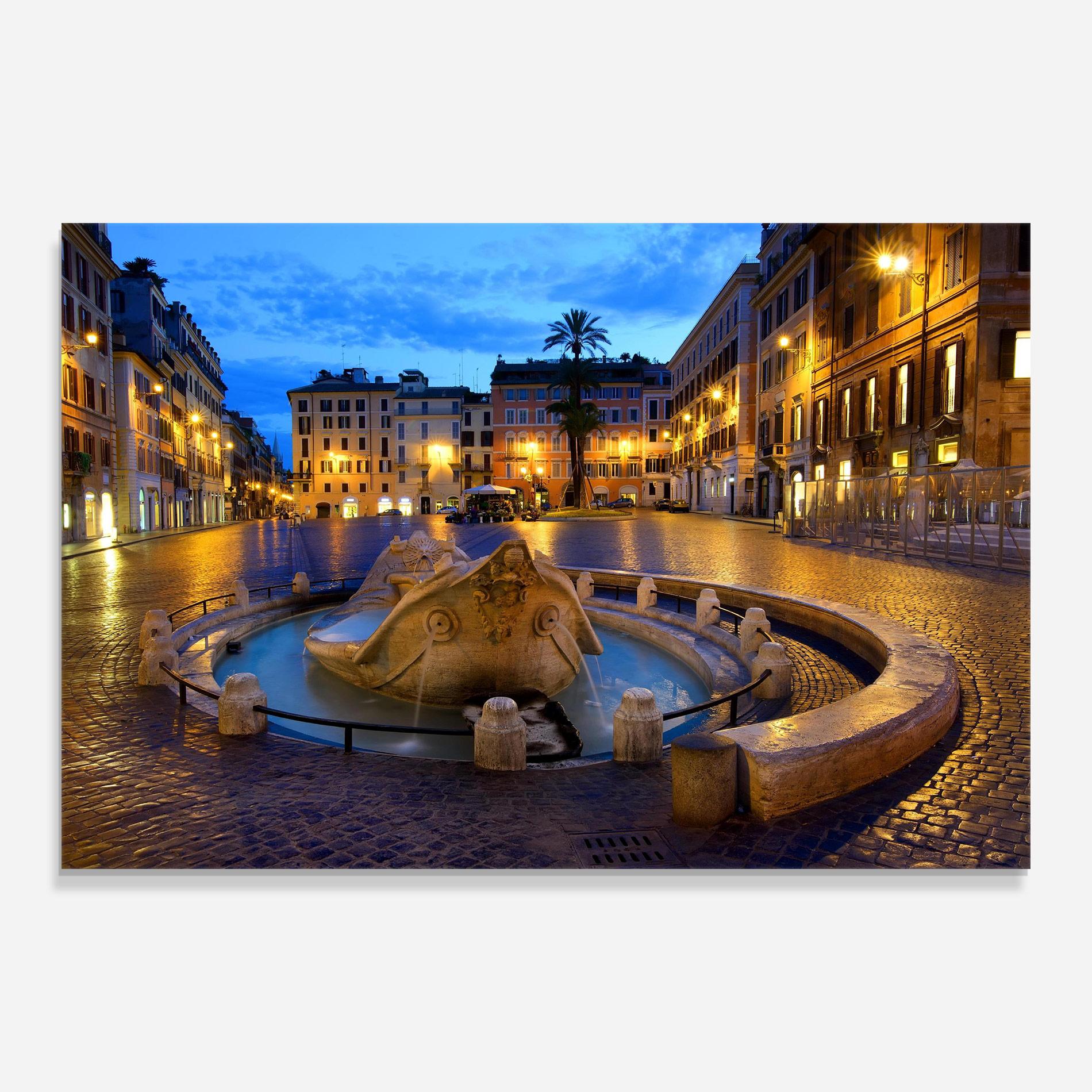 Obraz na Szkle Barcaccia Rome mockup 0