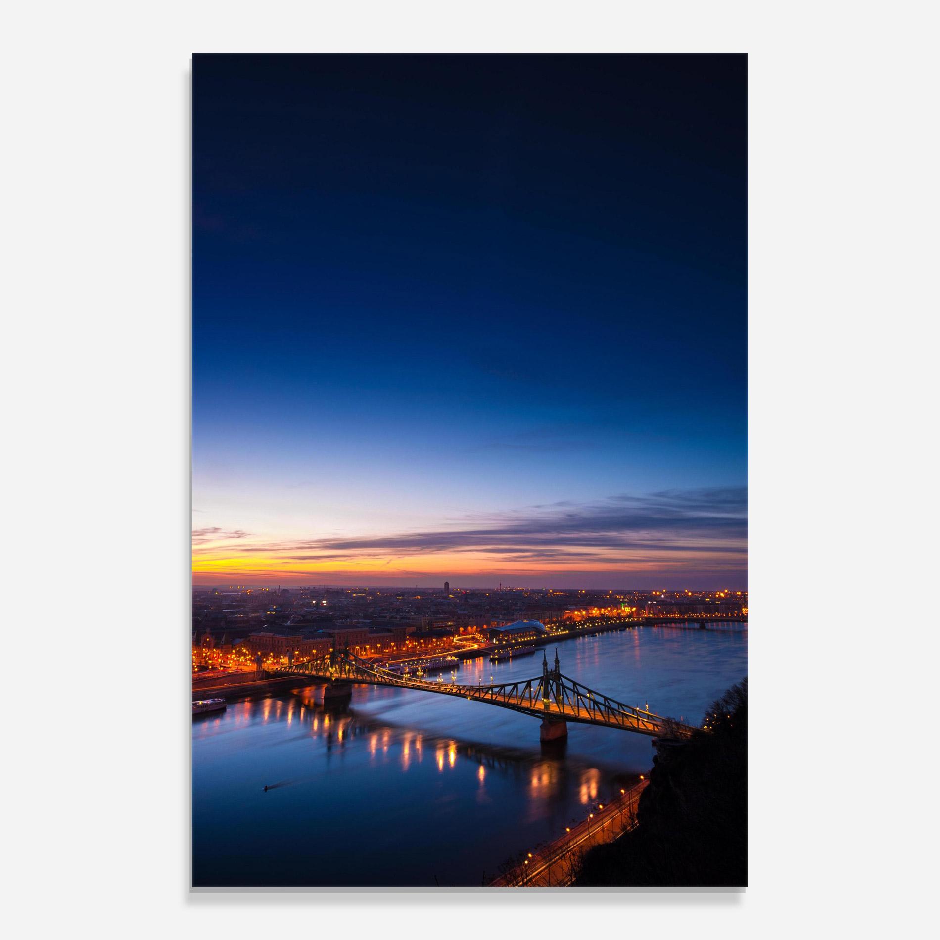 Obraz na Szkle Budapest Sunset mockup 0