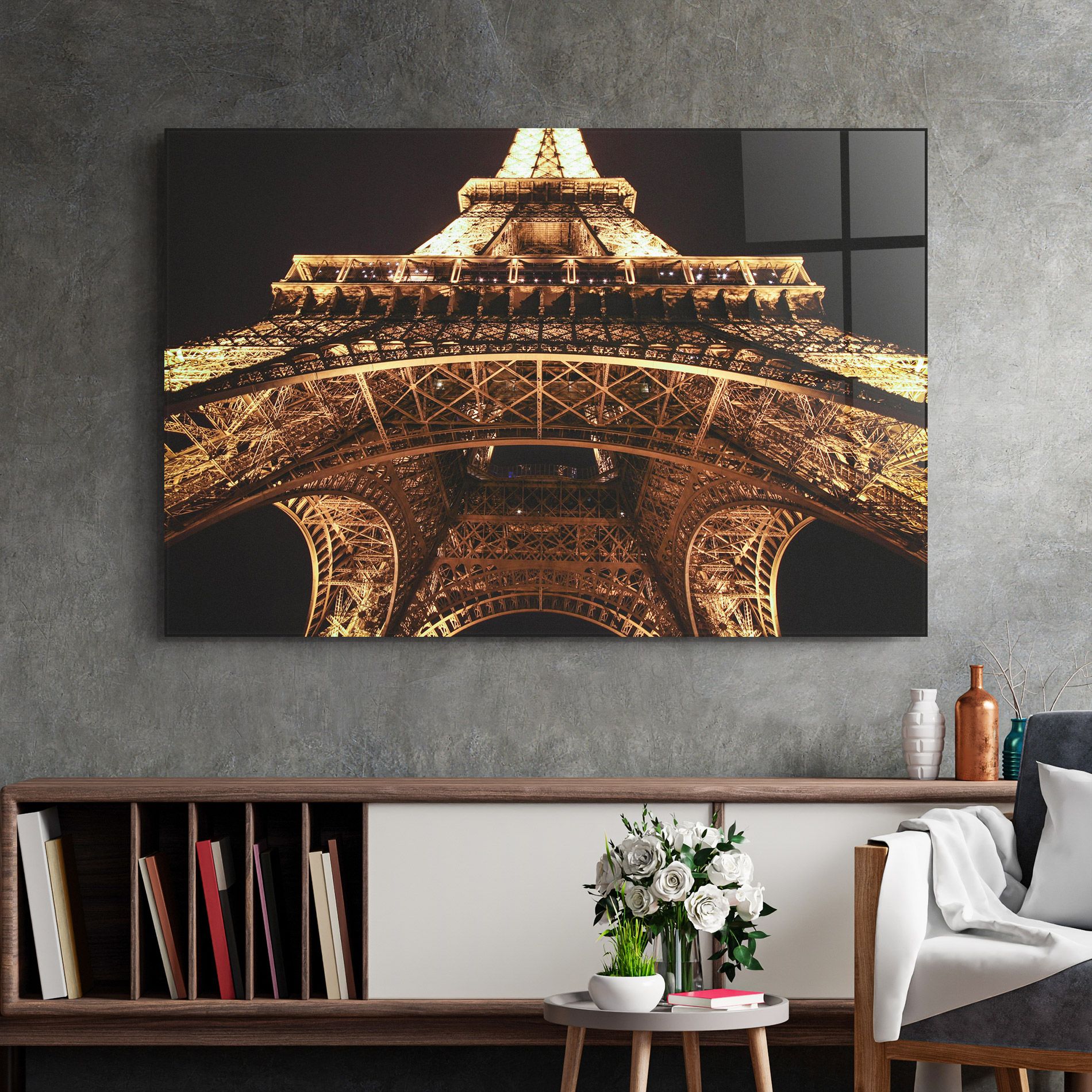 Eiffel Tower At Night mockup 2