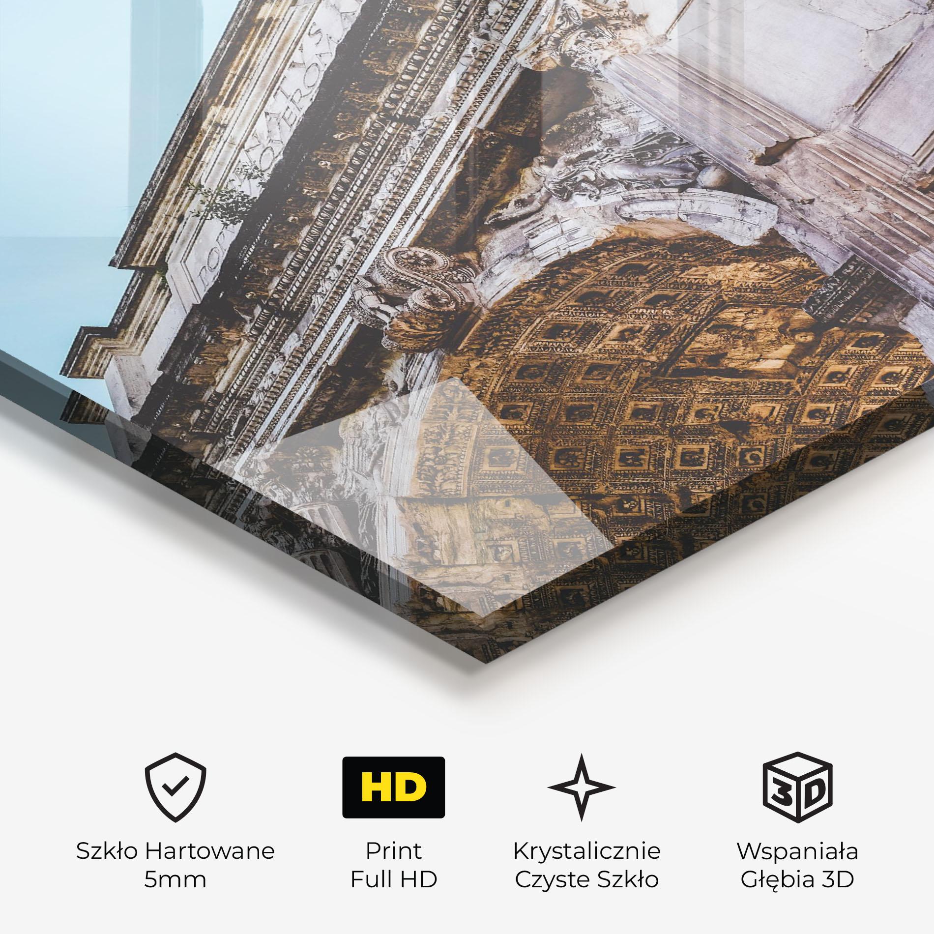 Obraz na Szkle Arch Of Titus mockup 3