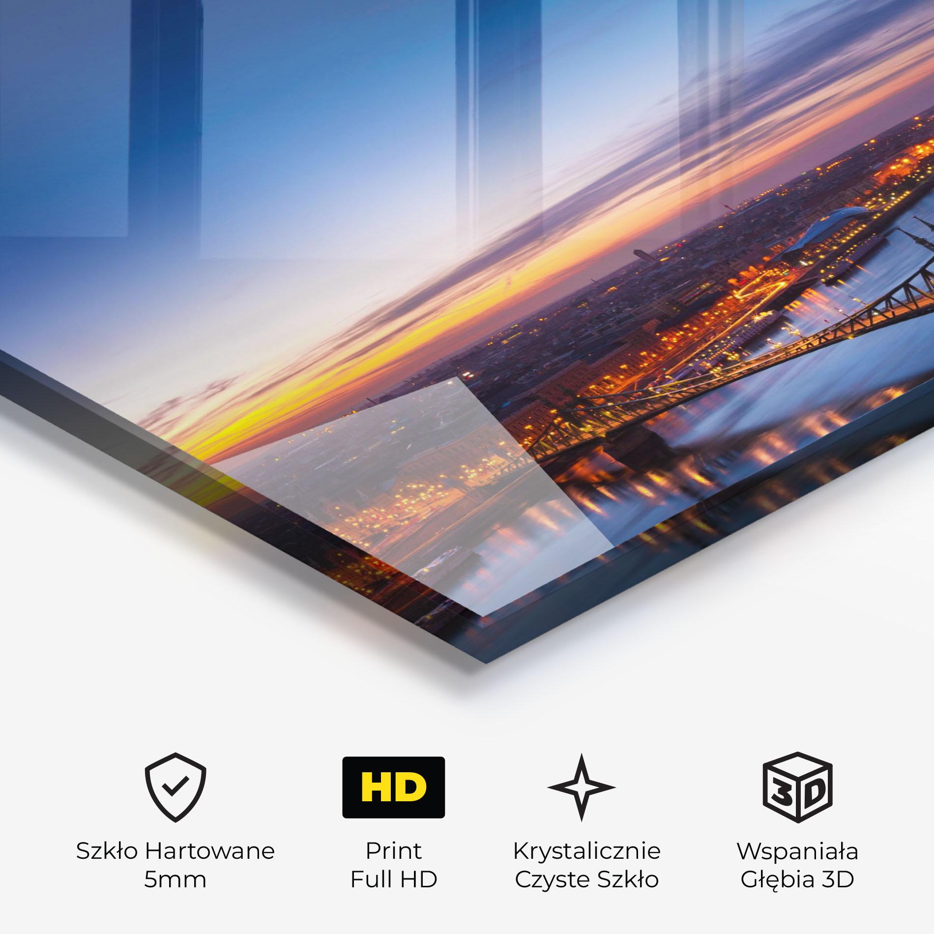 Obraz na Szkle Budapest Sunset mockup 3