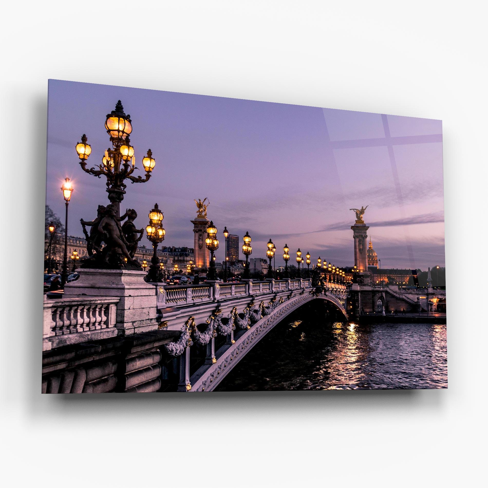 Obraz na Szkle Paris Bidge mockup 6