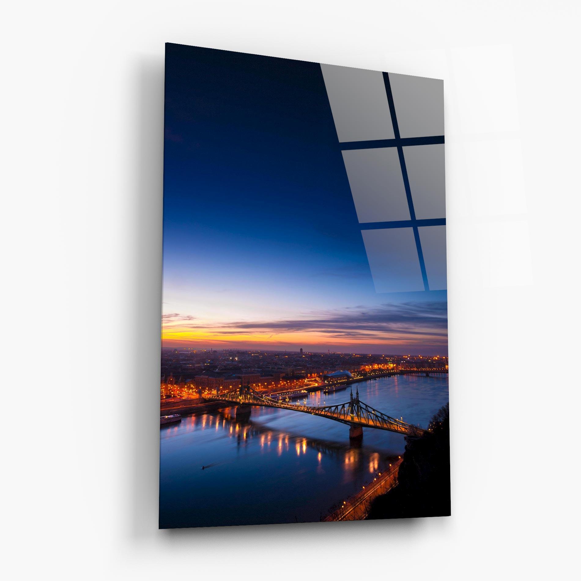 Obraz na Szkle Budapest Sunset mockup 6