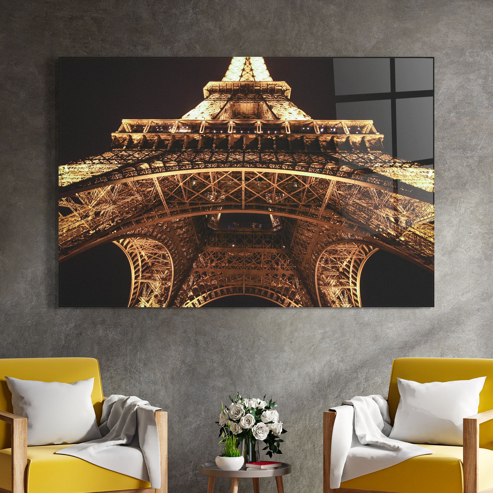 Eiffel Tower At Night mockup 4