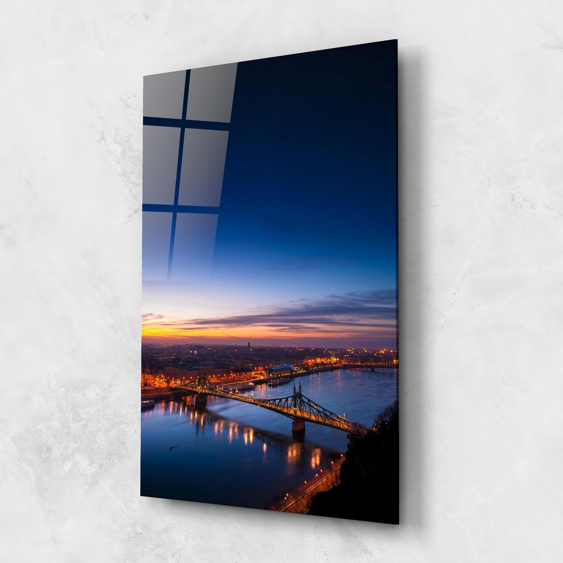 Obraz na Szkle Budapest Sunset mockup 1