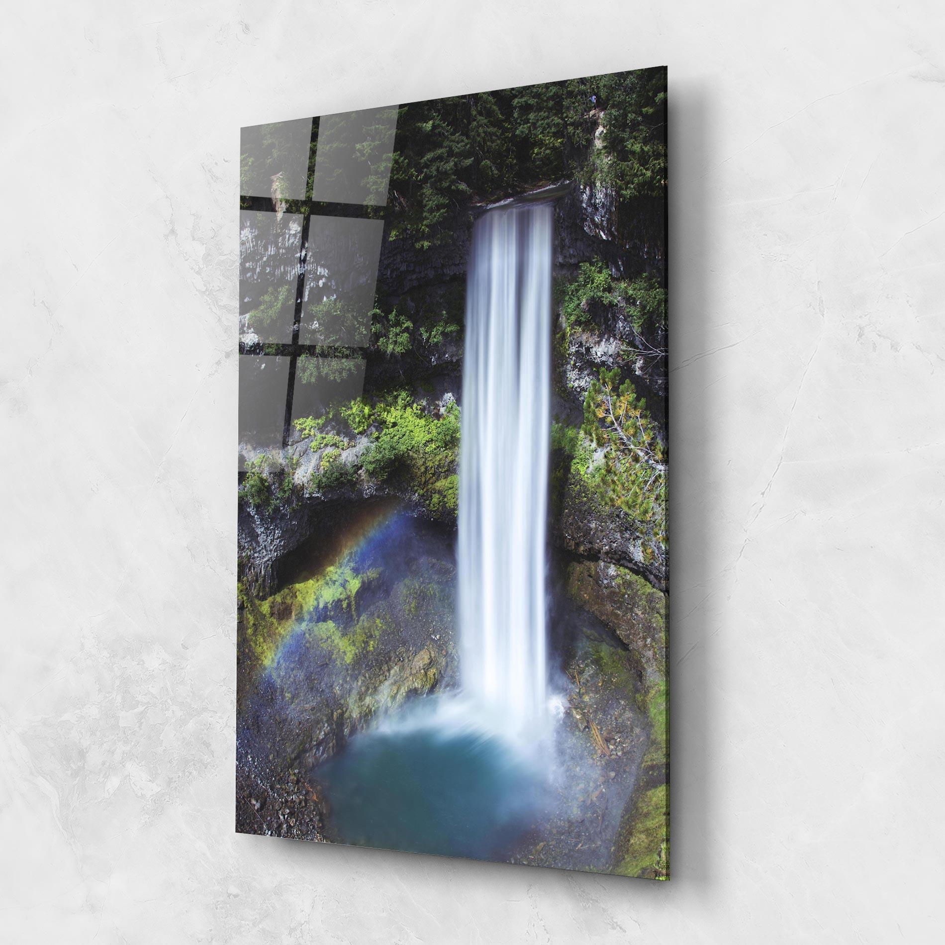 Obraz na Szkle Pretty Rainbow Waterfall mockup 1