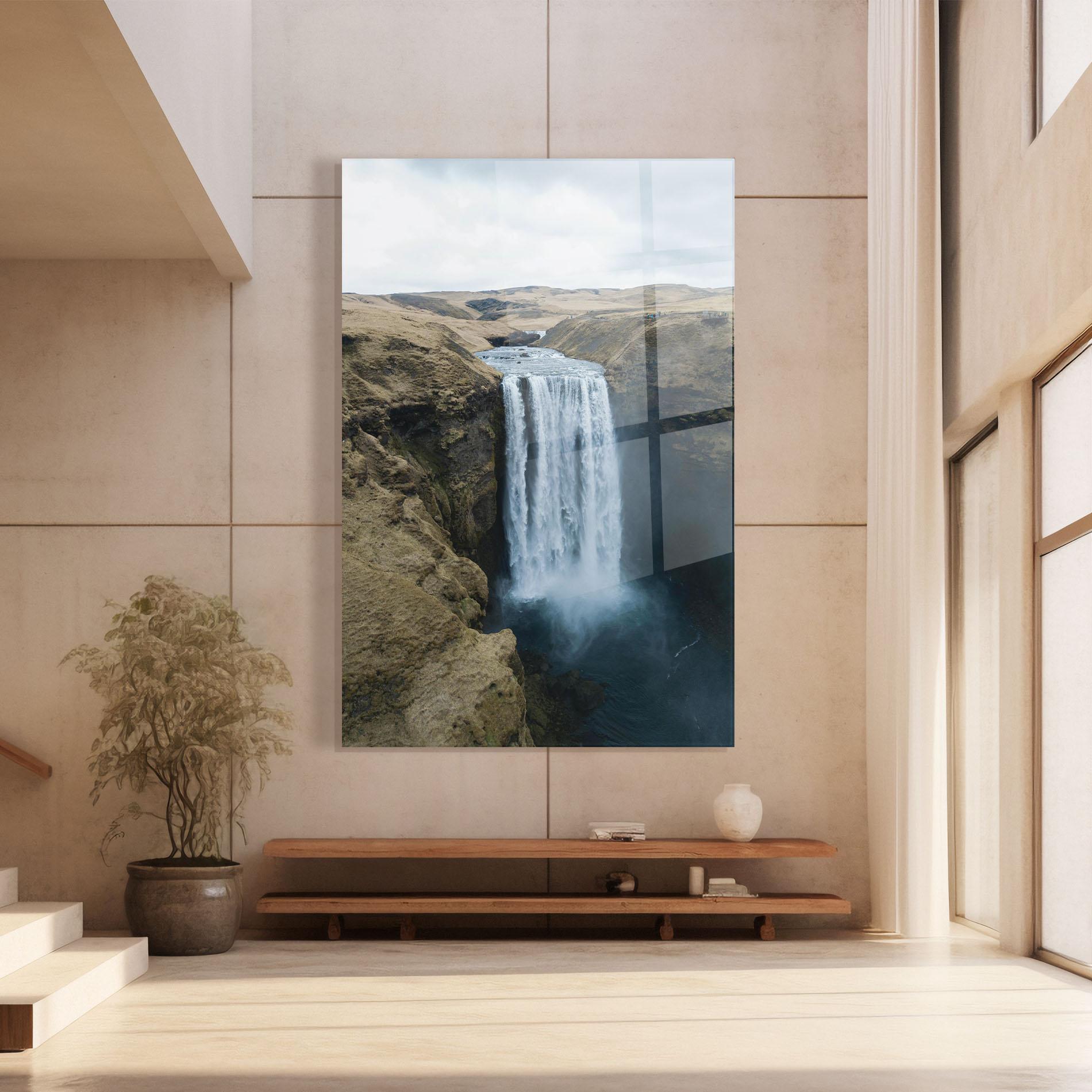 Obraz na Szkle Desert Vibe Waterfall mockup 8