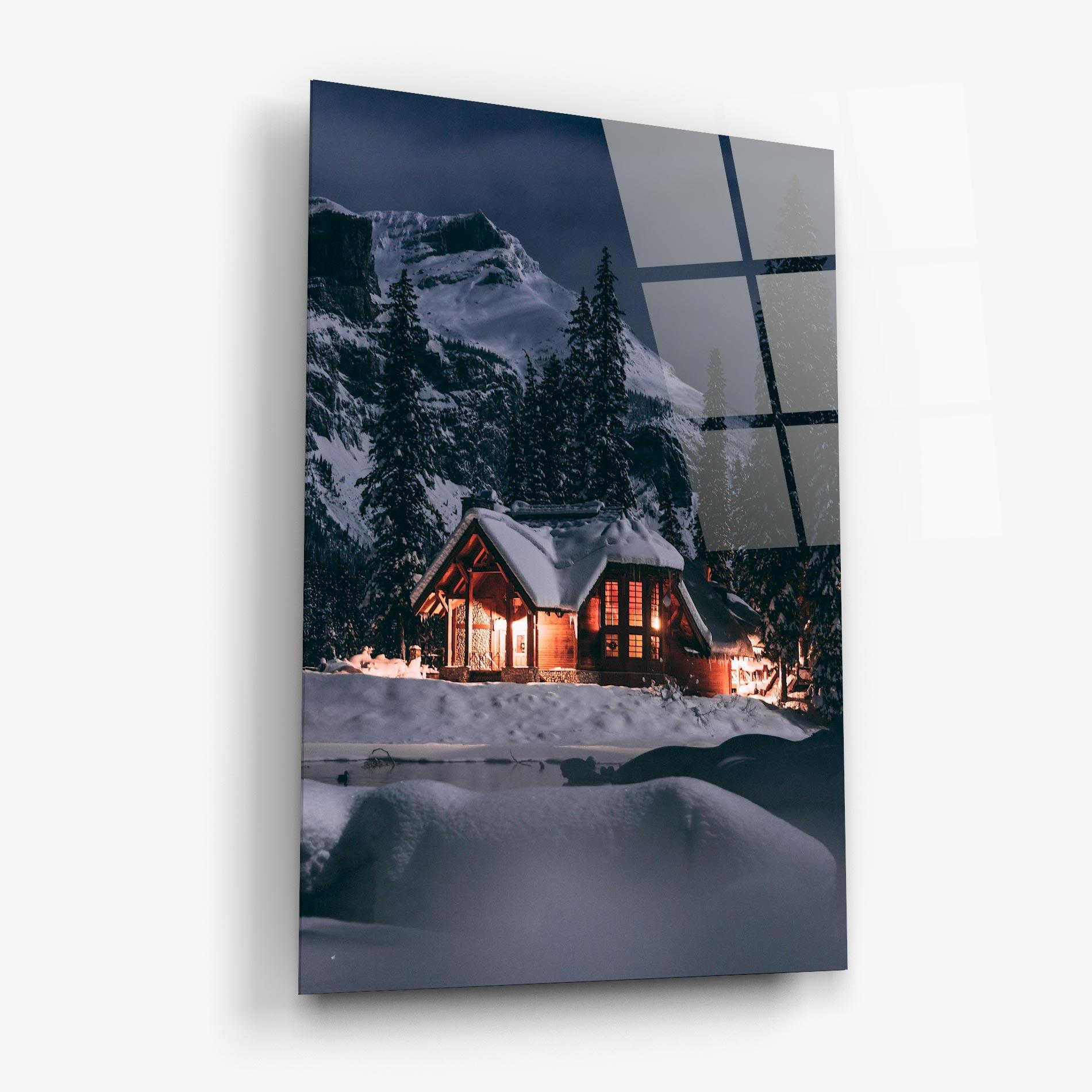 Obraz na Szkle Winter House mockup 6