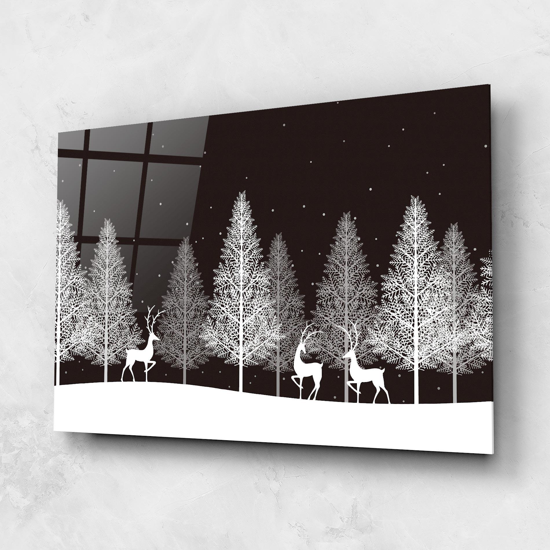 Obraz na Szkle Brown Sky Winter mockup 1