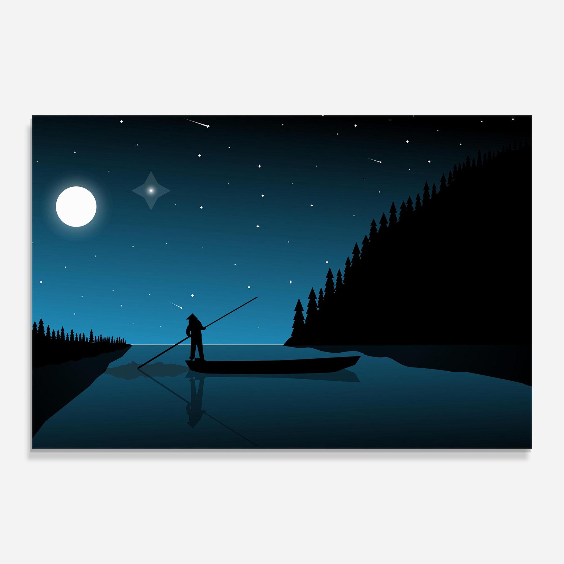 Obraz na Szkle Fishman Stars mockup 0