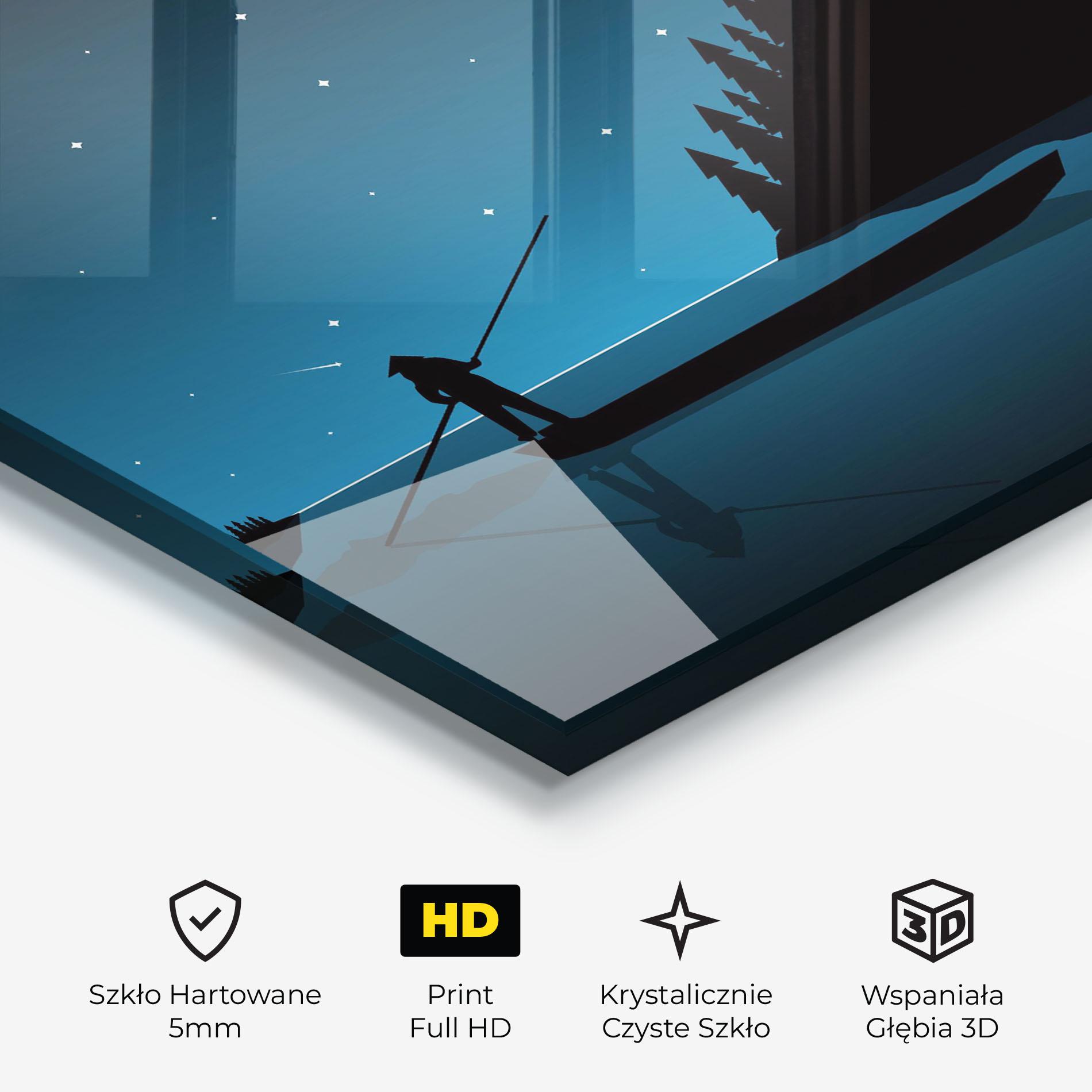 Obraz na Szkle Fishman Stars mockup 3